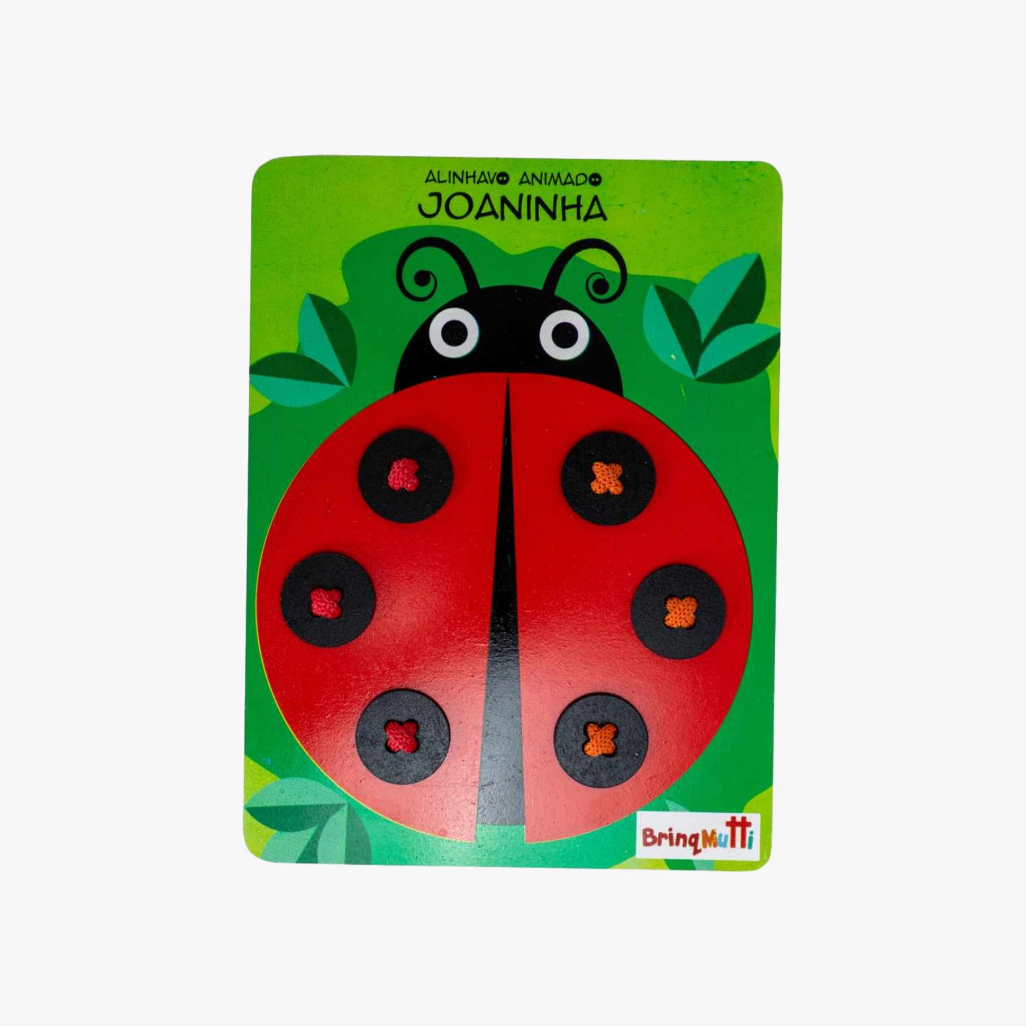 Briquedo Alinhavo Animado Joaninha