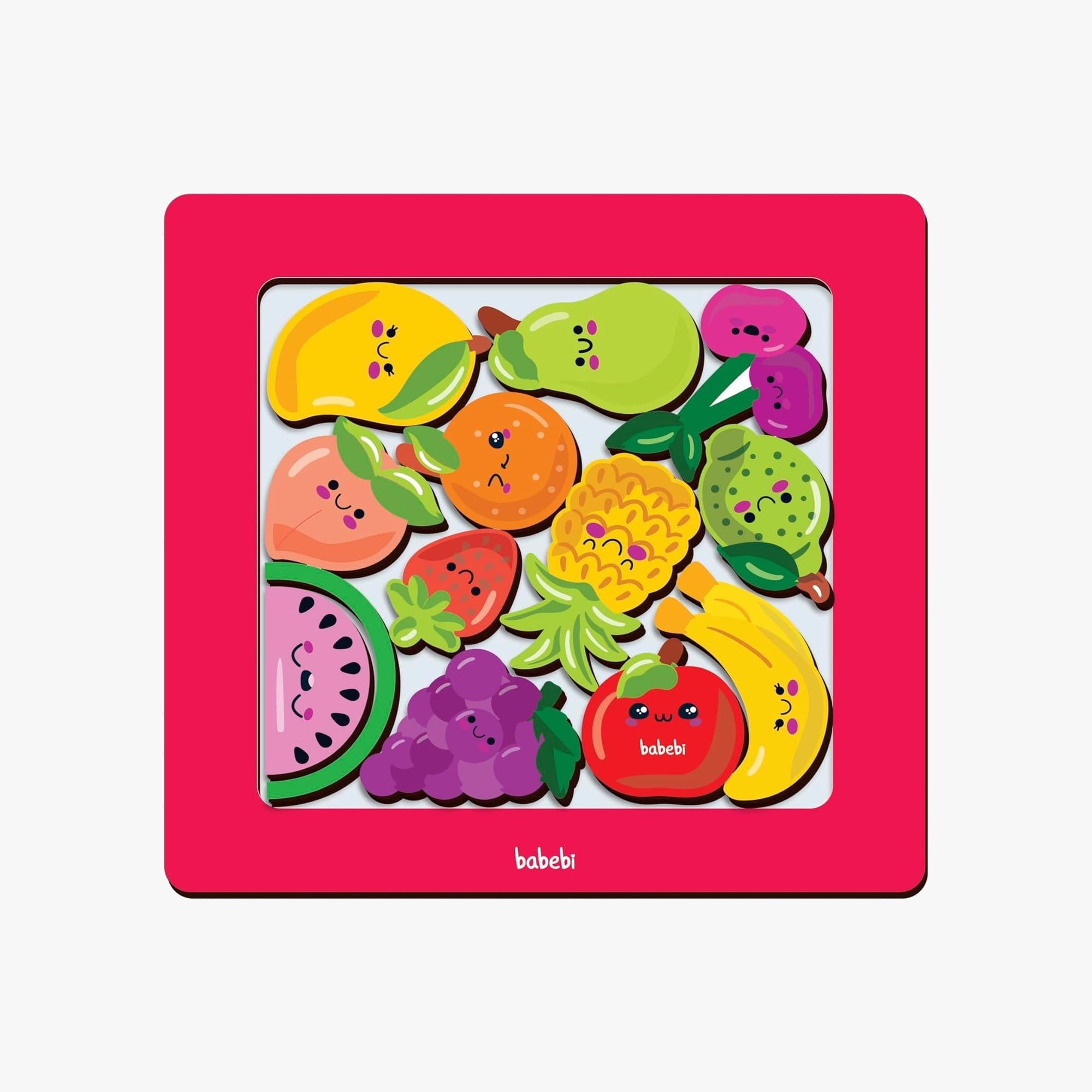 Brinquedo Educativo Monte Empilhe Frutas