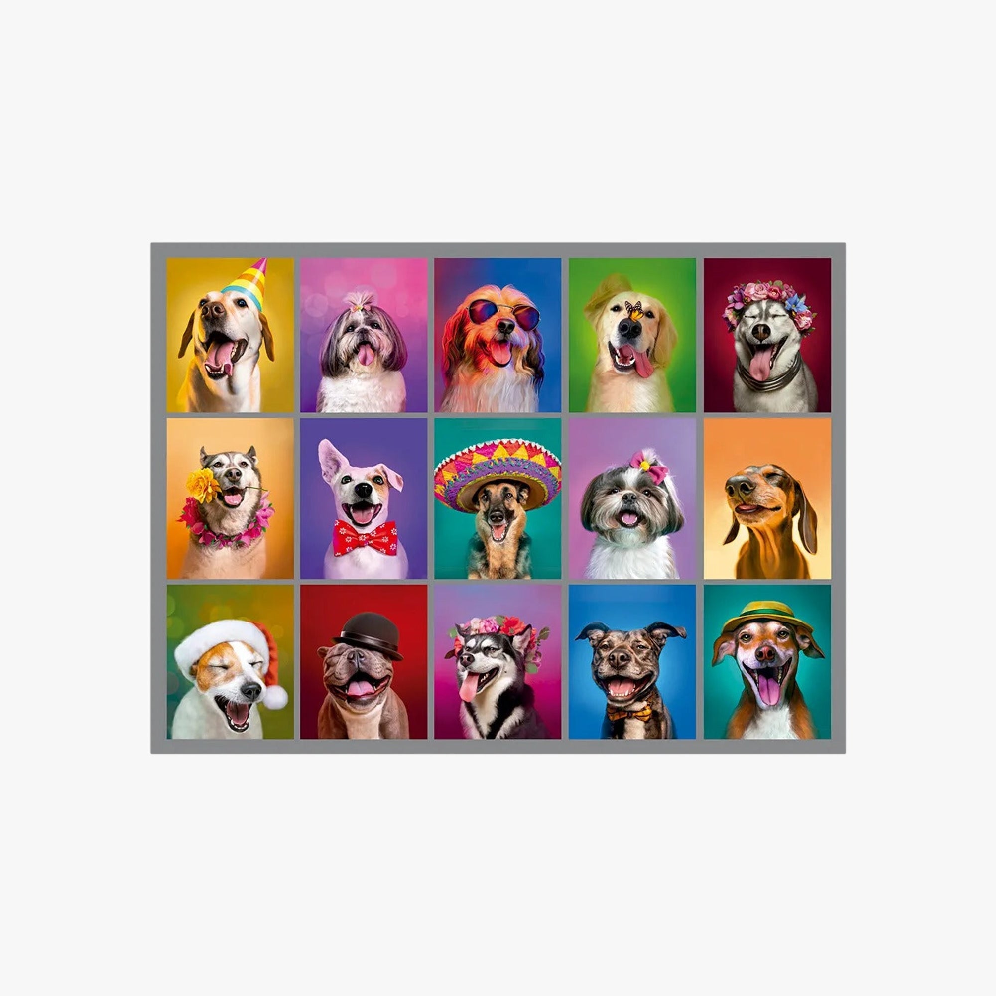 Quebra-Cabeça Cães Estilosos 500 Peças