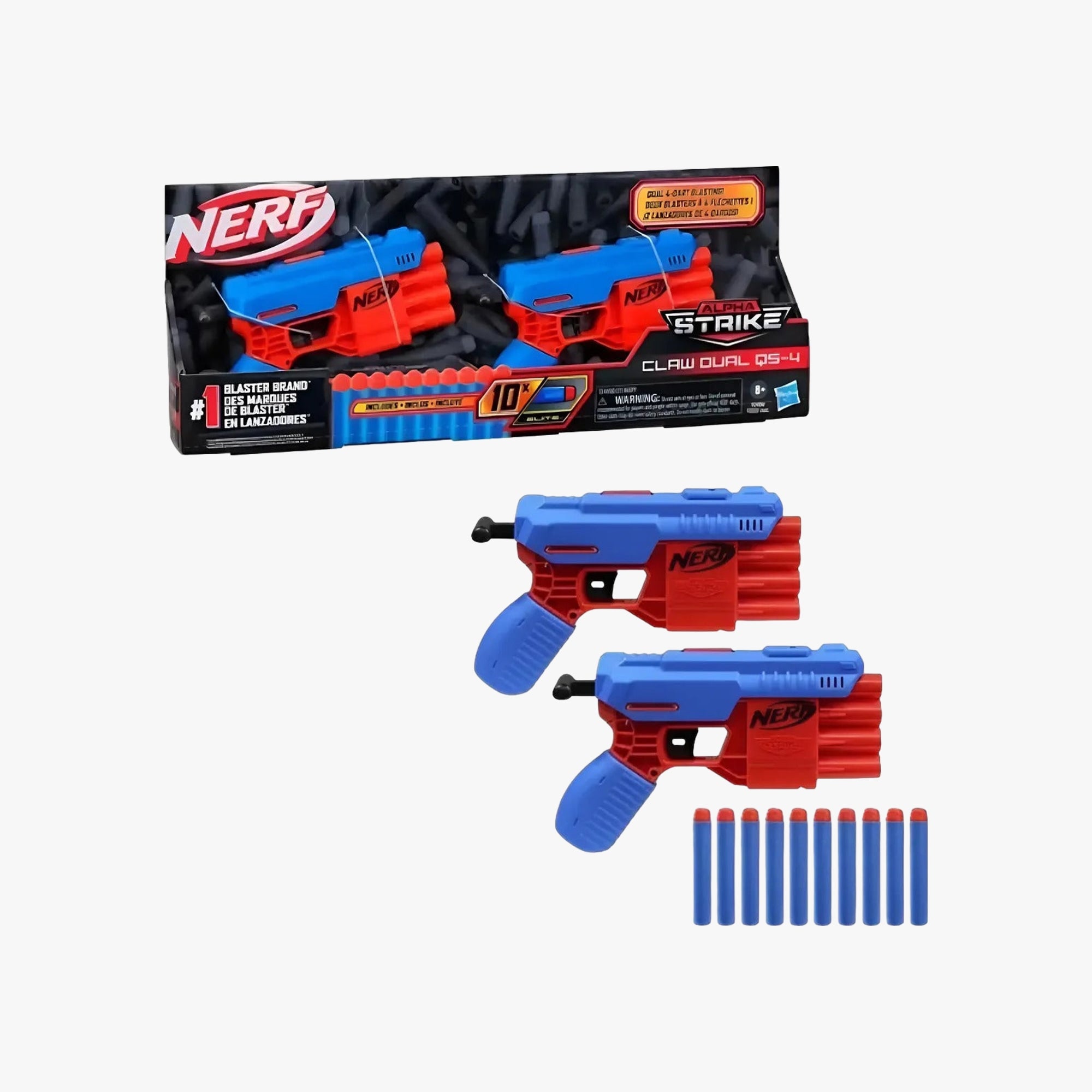 Lançador Dardos Nerf Alpha Strike Claw Dual