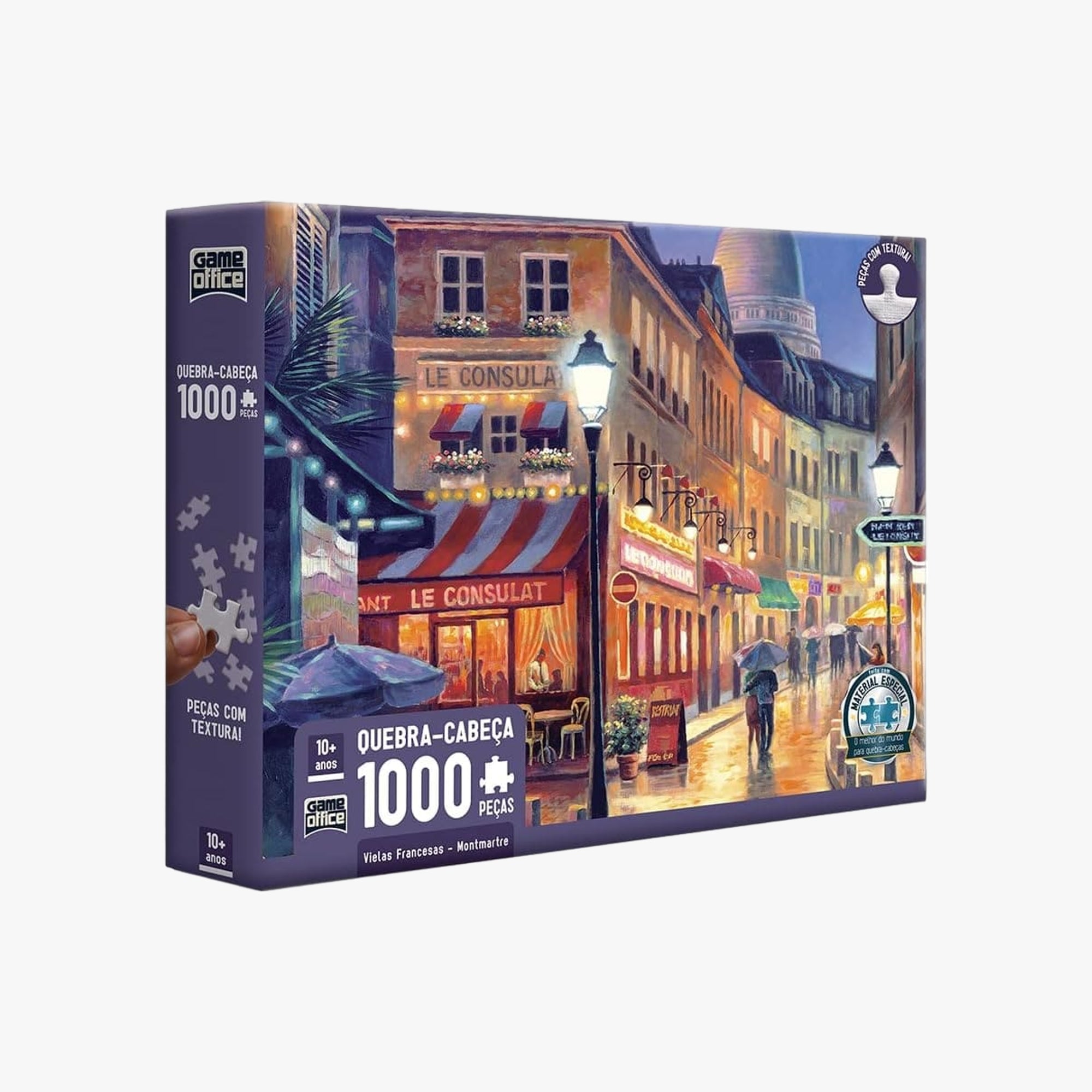 Quebra-Cabeça Vielas Francesas Montmartre 1000 Peças