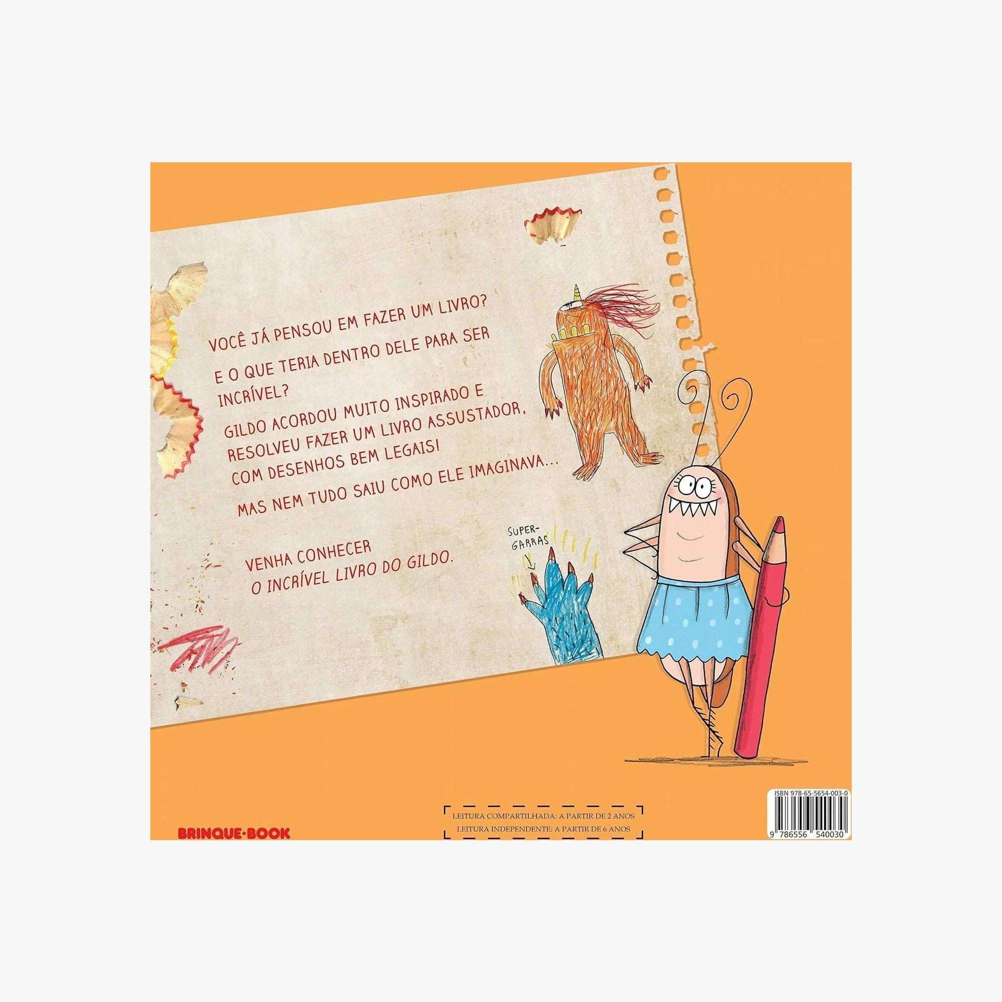 Livro Infantil O Incrível Livro do Gildo