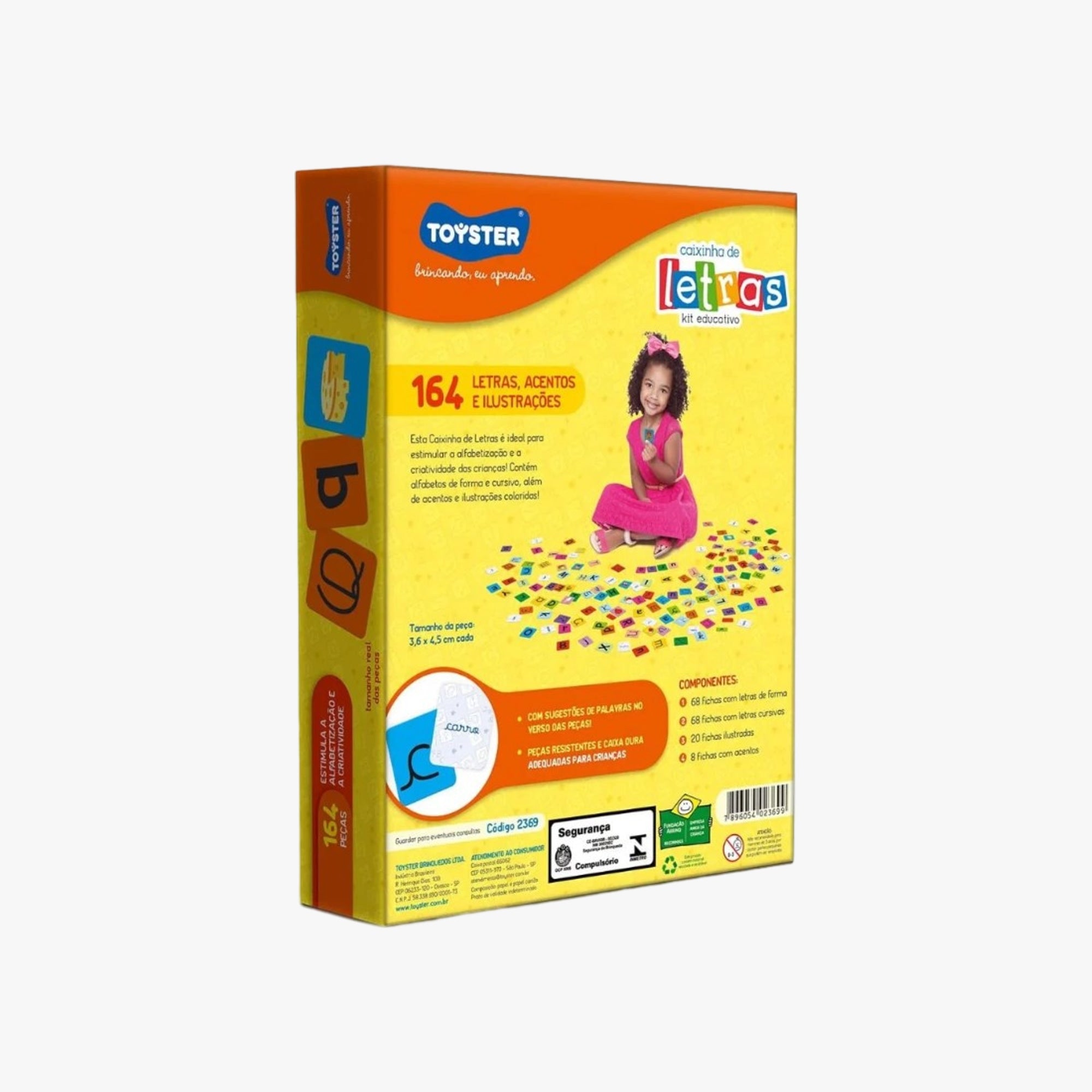 Kit Educativo Infantil Caixinha de Letras