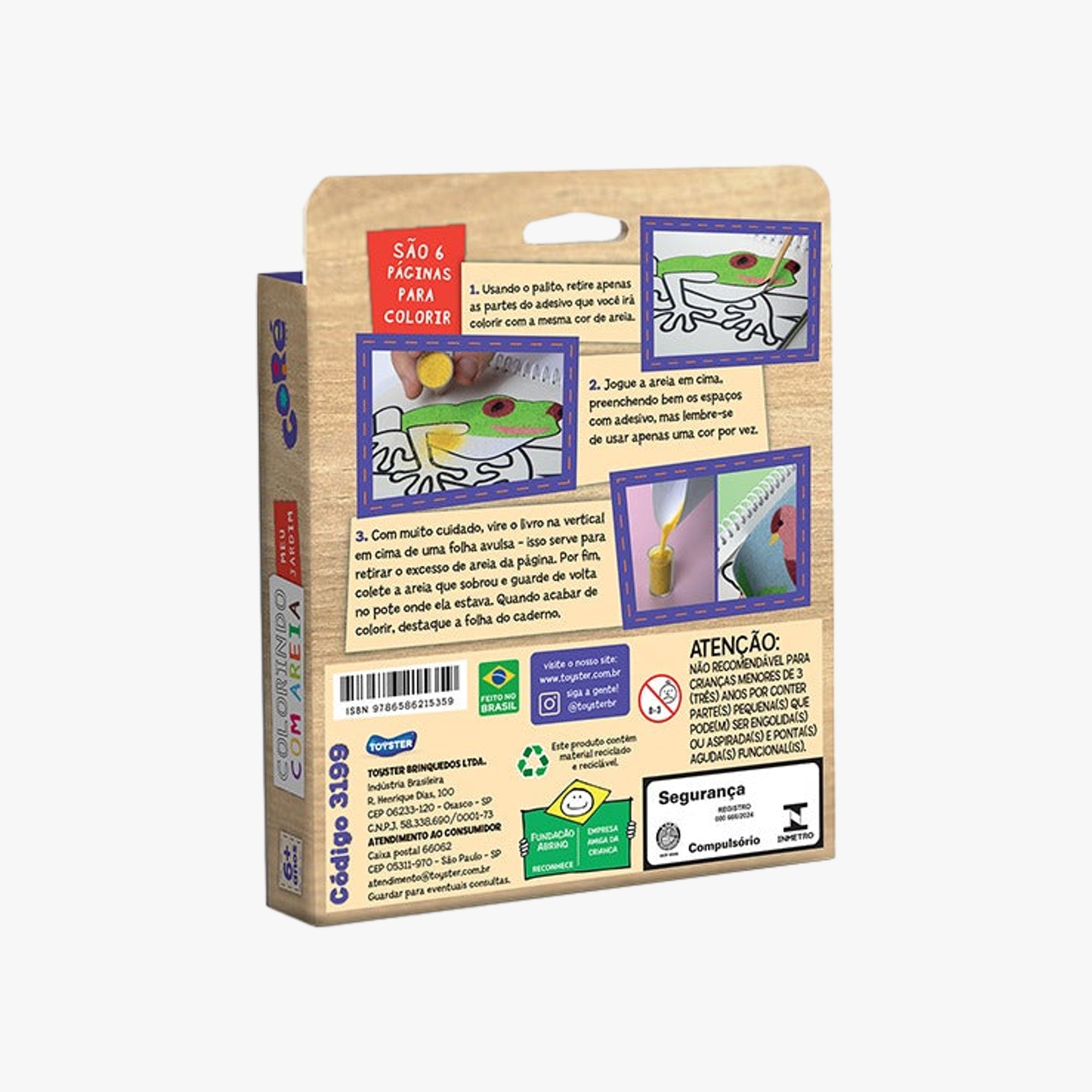 Brinquedo Infantil Colorindo Com Areia Meu Jardim