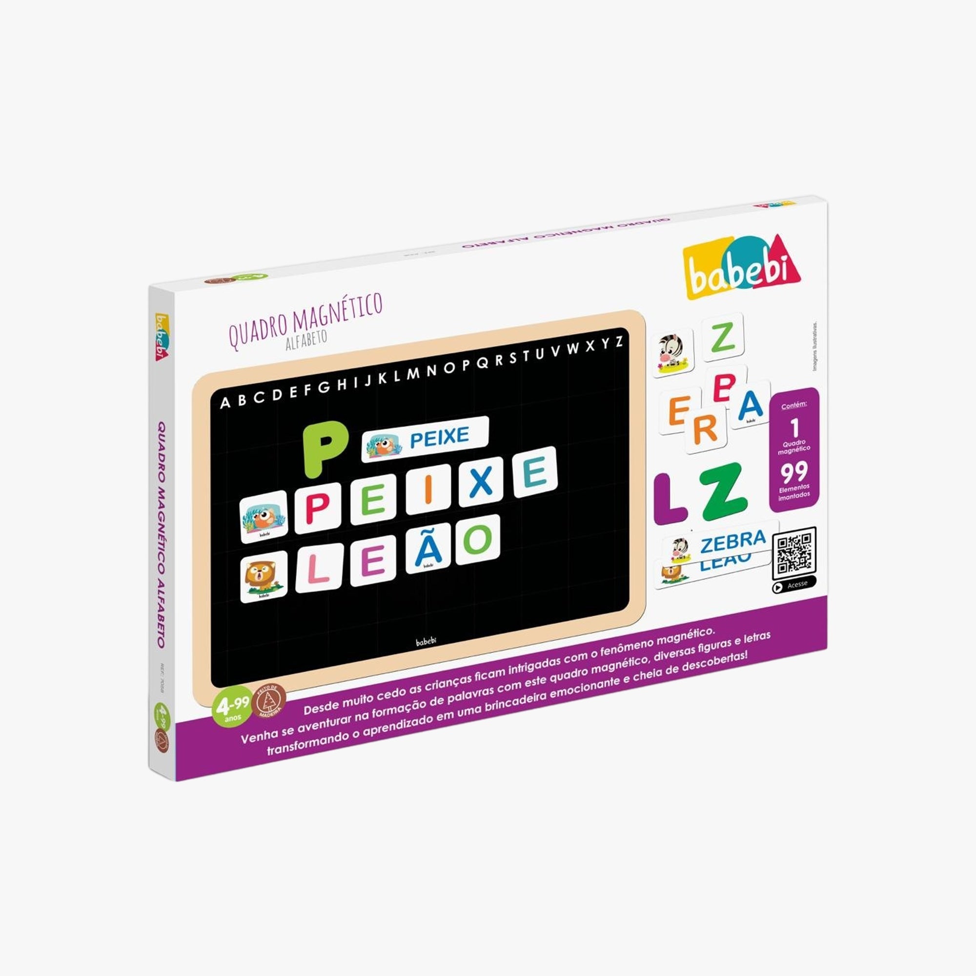 Quadro Pedagógico Magnético Alfabeto