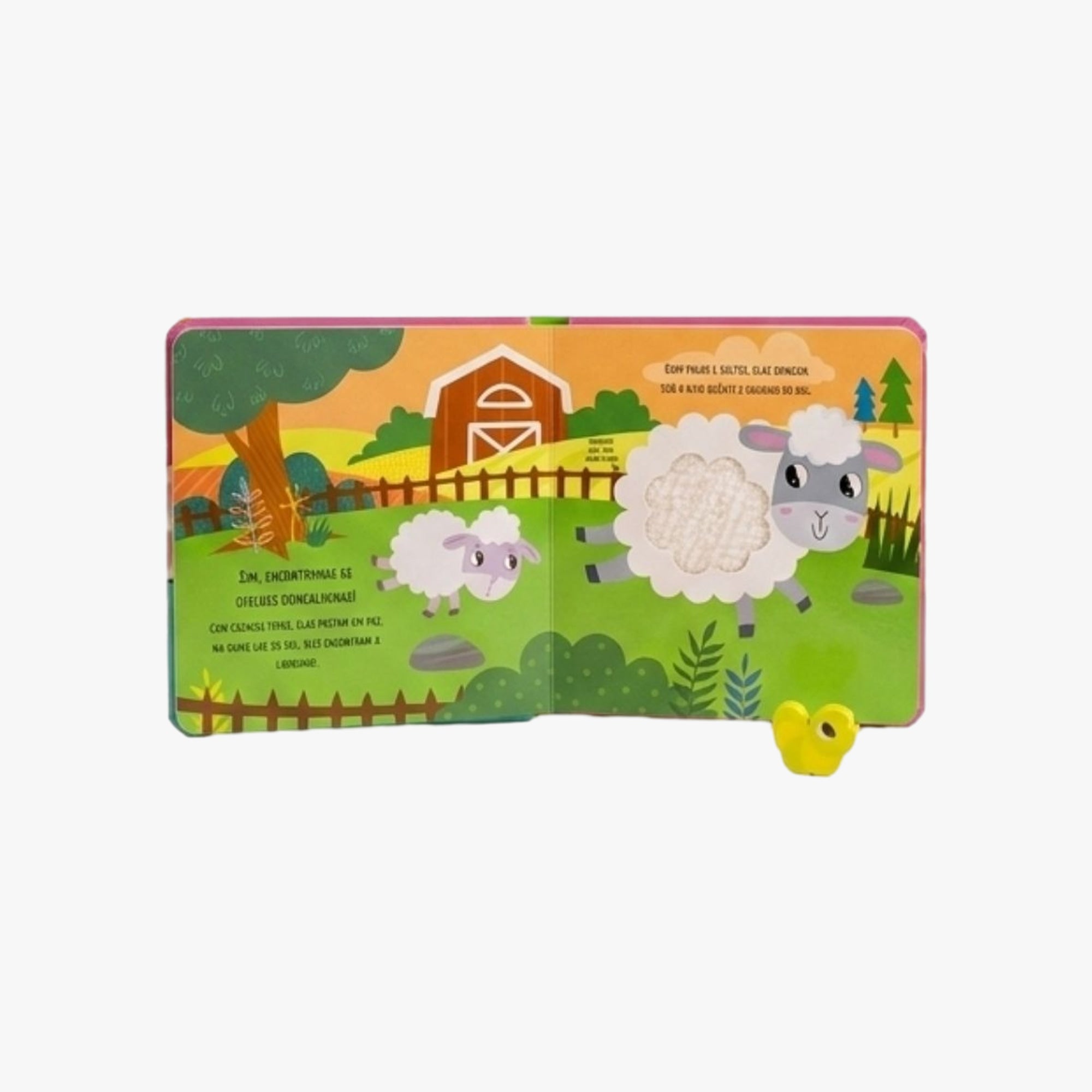 Livro Infantil Sonoro e Tátil Fazendinha