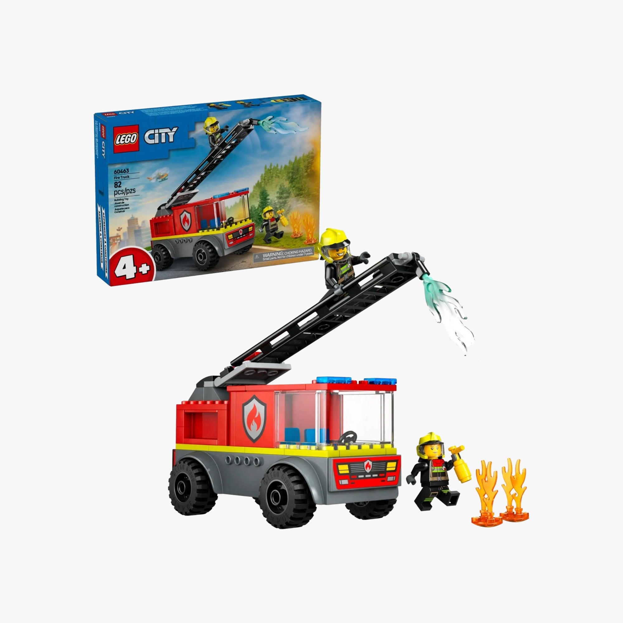 Lego Caminhão de Escada de Incêndio