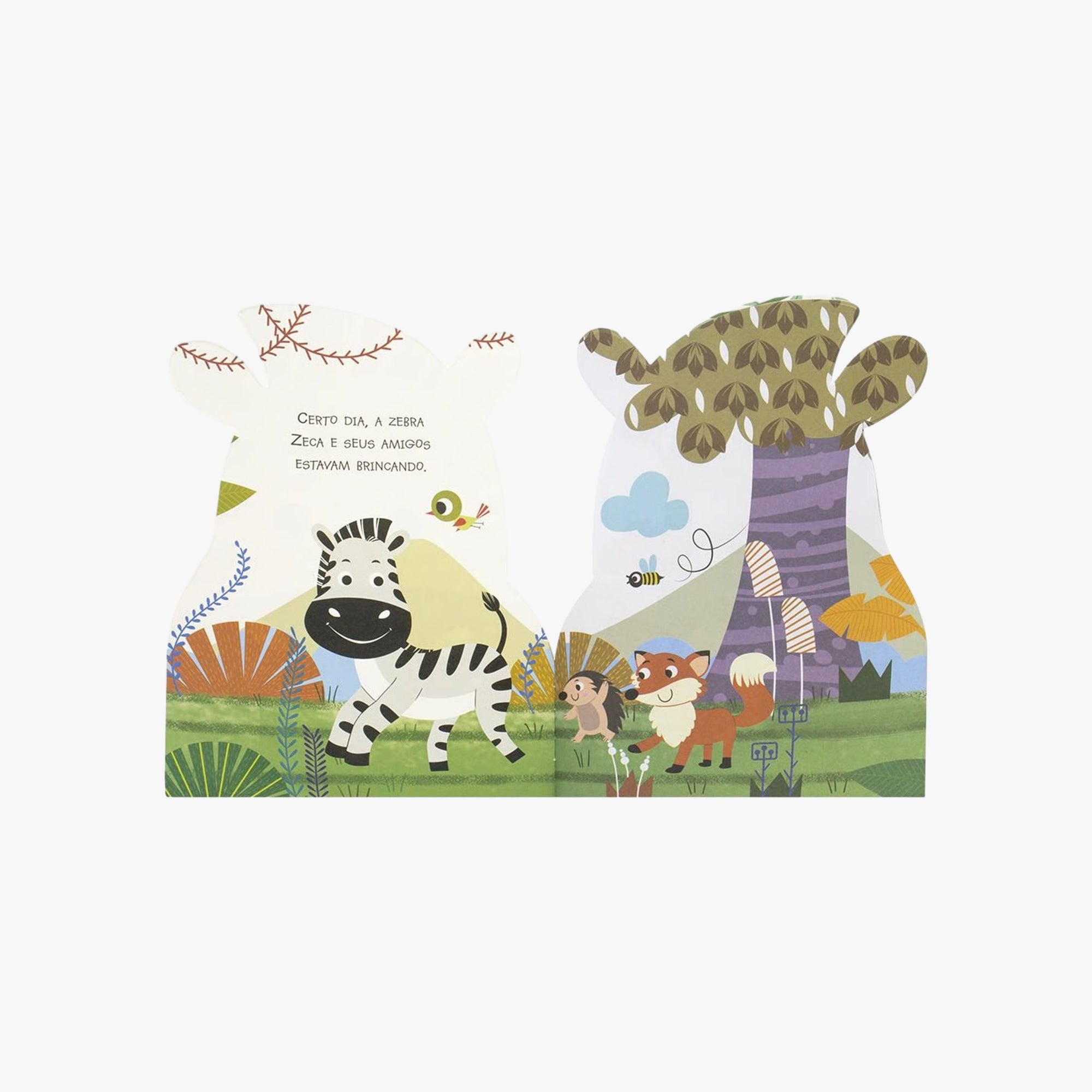 Livro de História Amiguinhos Recortados Zebra