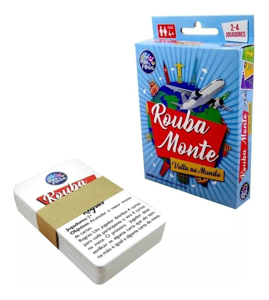 Jogo Rouba Monte Volta ao Mundo Pais e Filhos