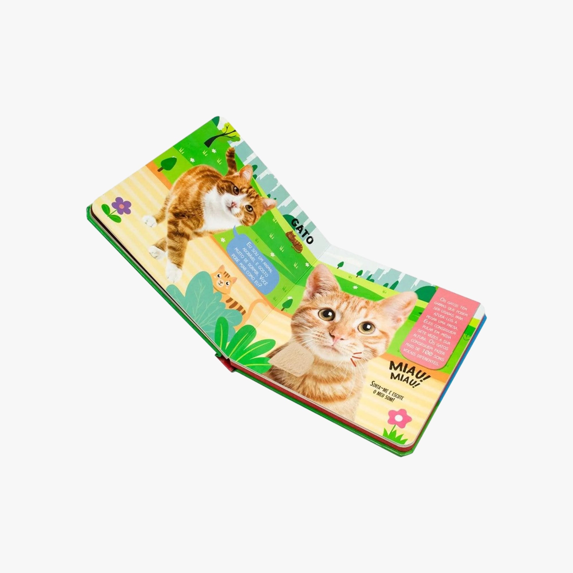 Livro Sonoro Toque e Sinta!  Animais de Estimação