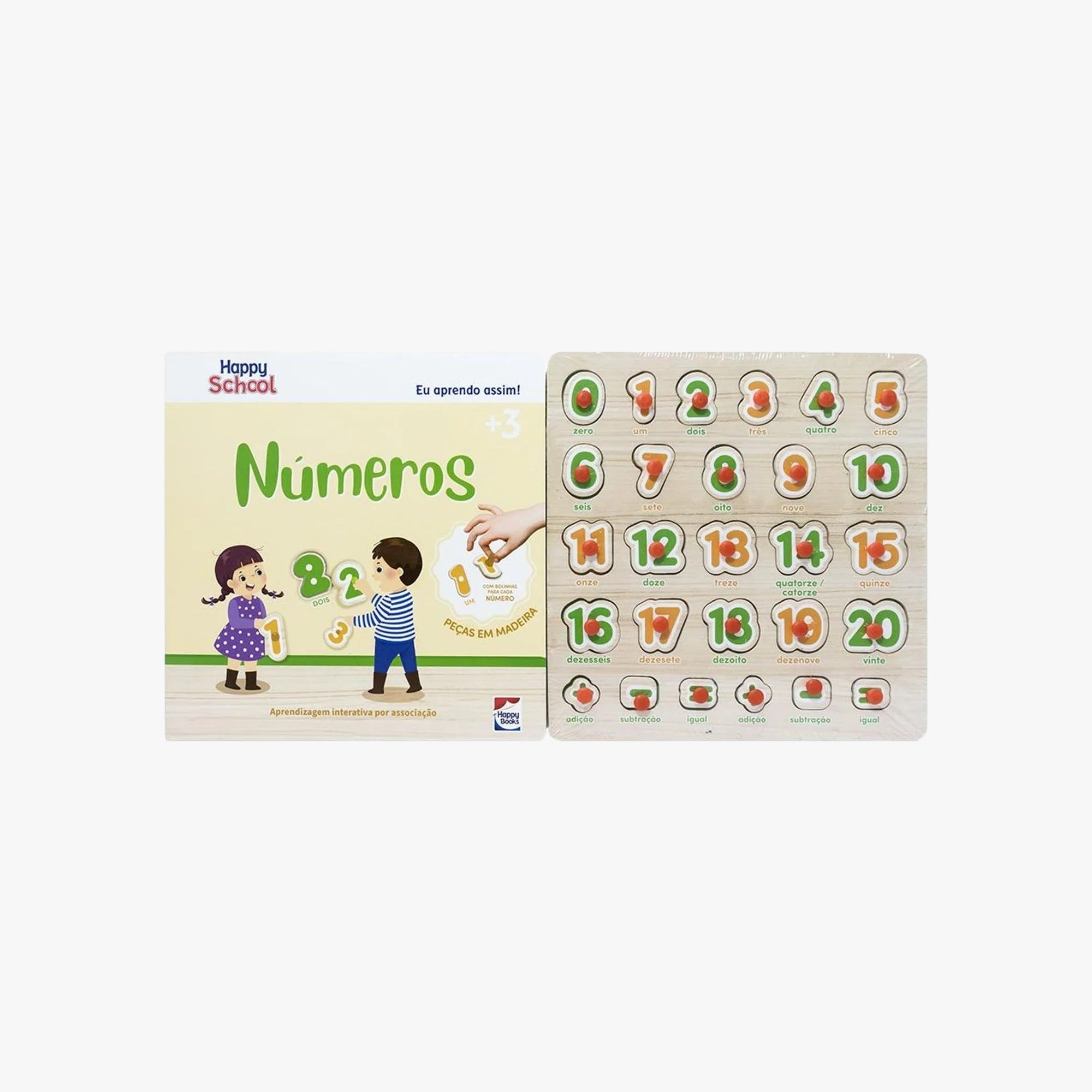 Livro de Encaixe Eu Aprendo assim! Números