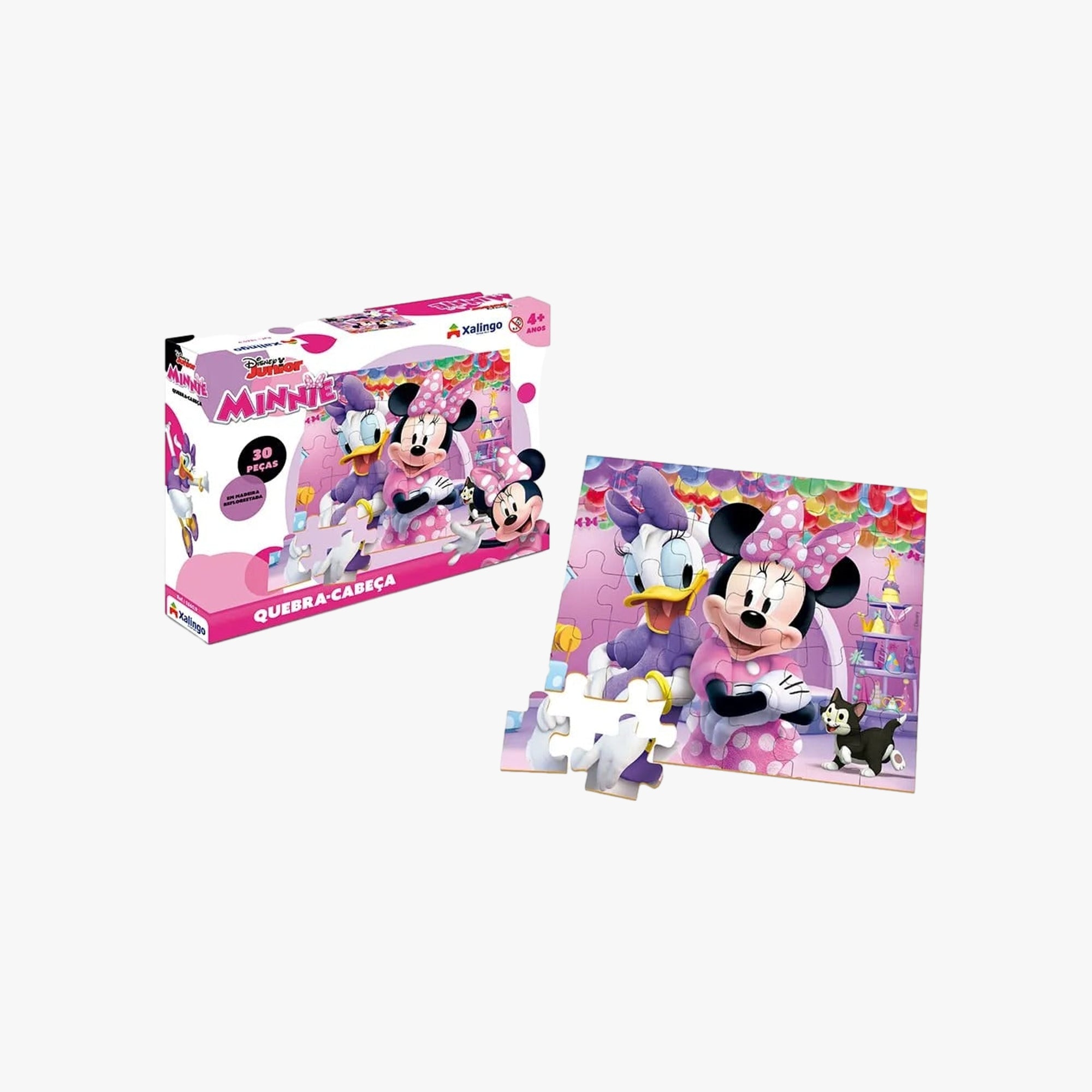 Quebra-cabeça Infantil Minnie 30 Peças