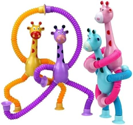 Brinquedo Girafinha Estica Sortida Brilha