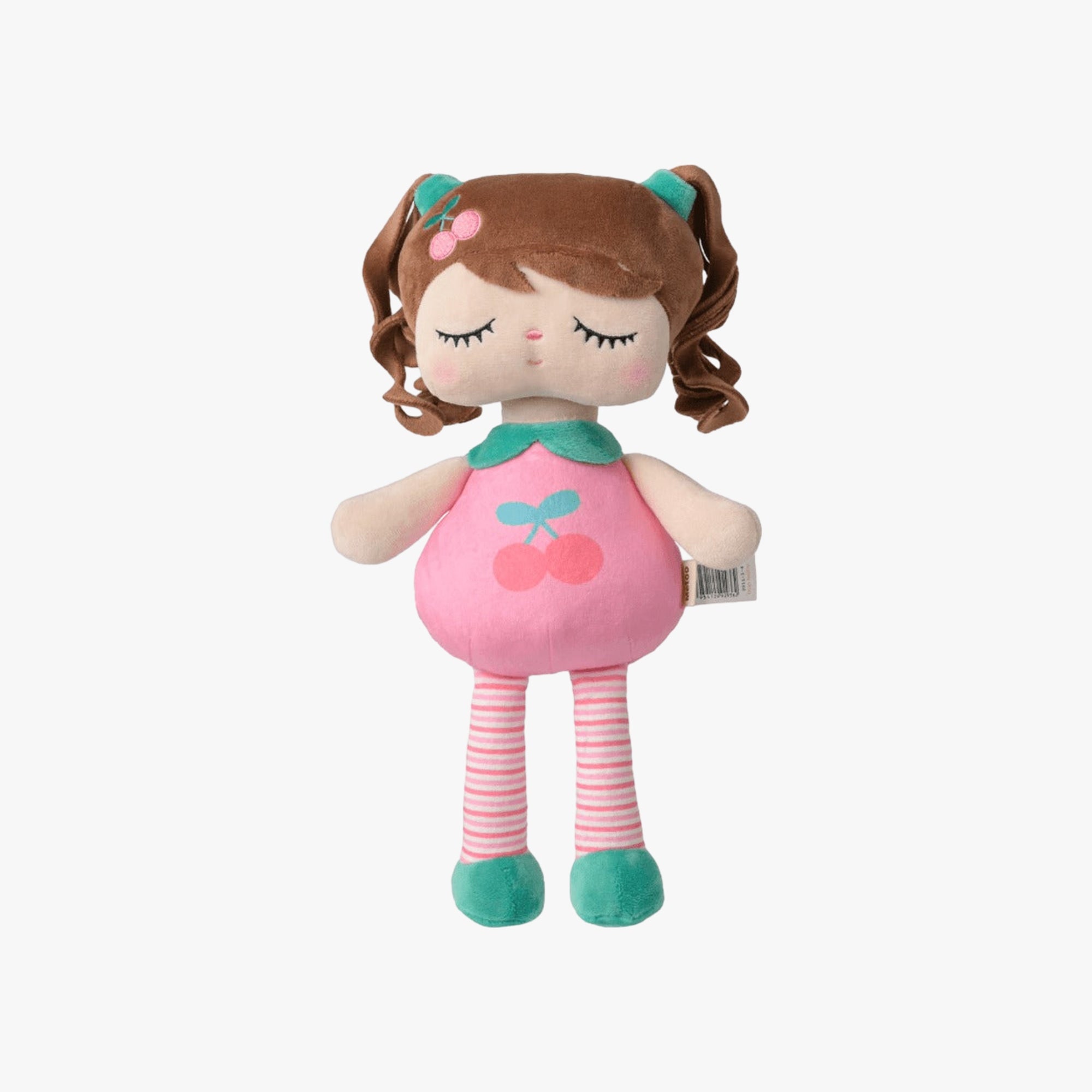 Boneca Infantil de Pano Frutinha Cerejinha 33cm