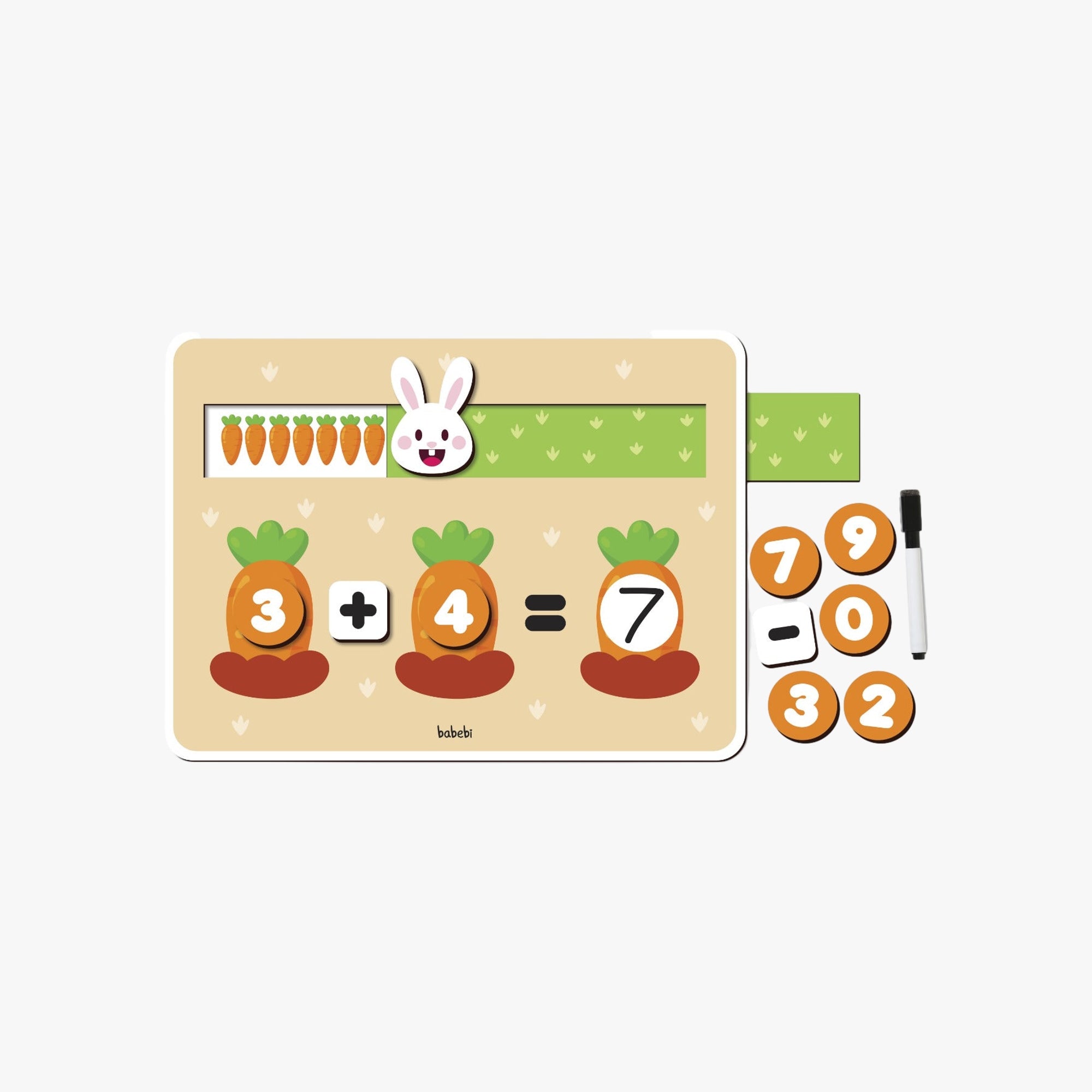 Conte as Cenourinhas - Jogo de Matemática Infantil
