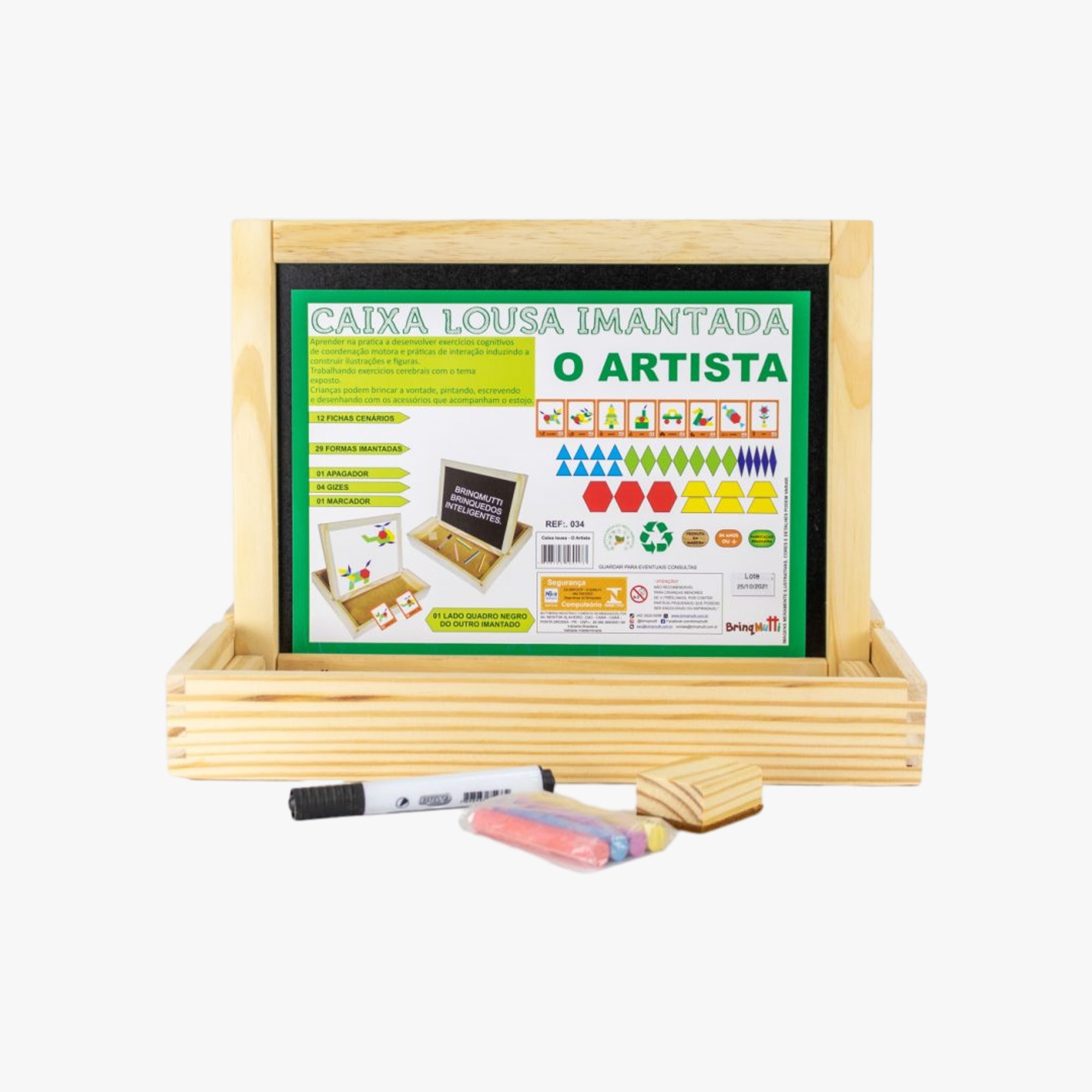 Caixa Lousa Imantada o Artista