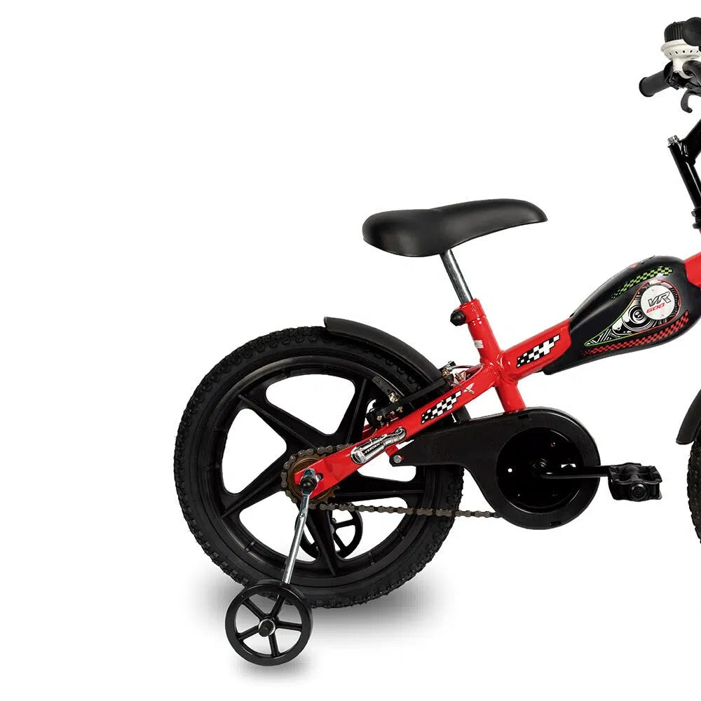 Bicicleta VR 600 Aro 16 Vermelho e Preto
