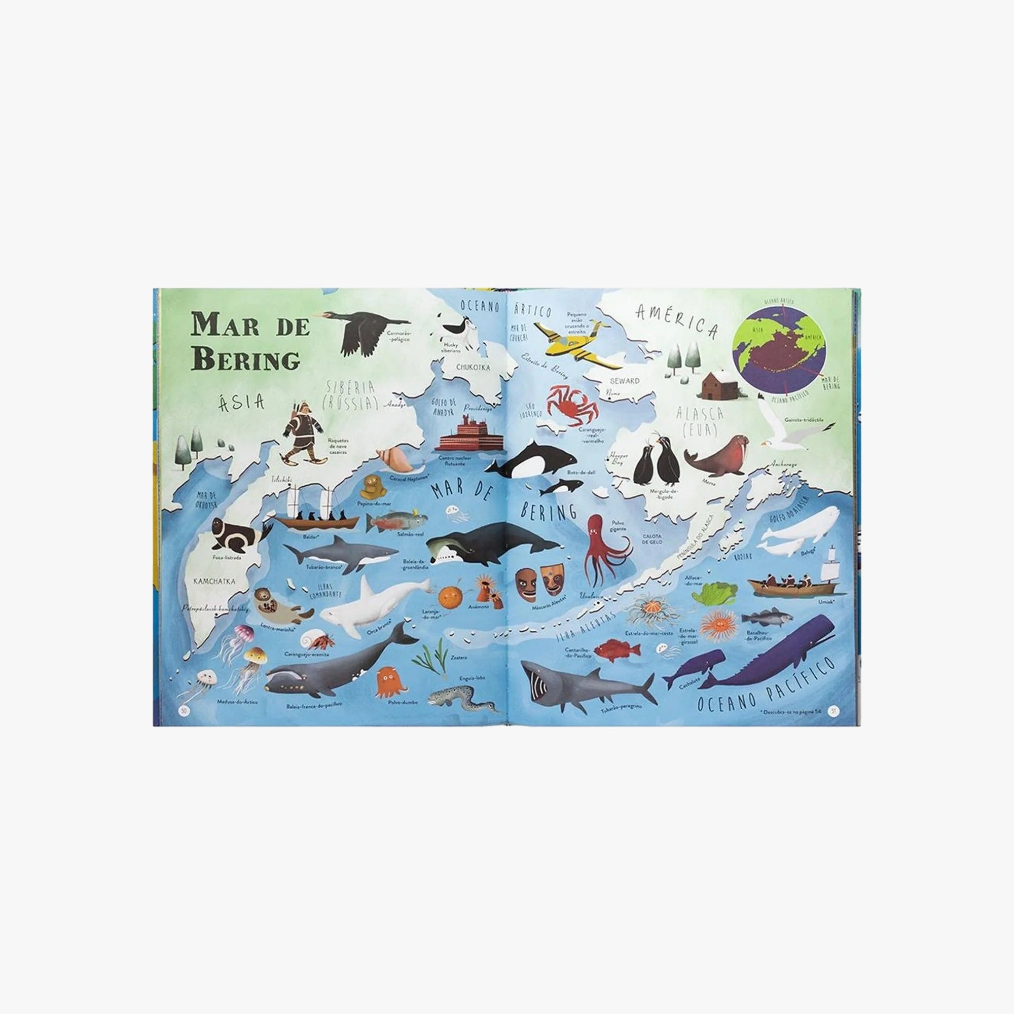 Livro Grandes: Atlas dos Oceanos e Mares do Mundo