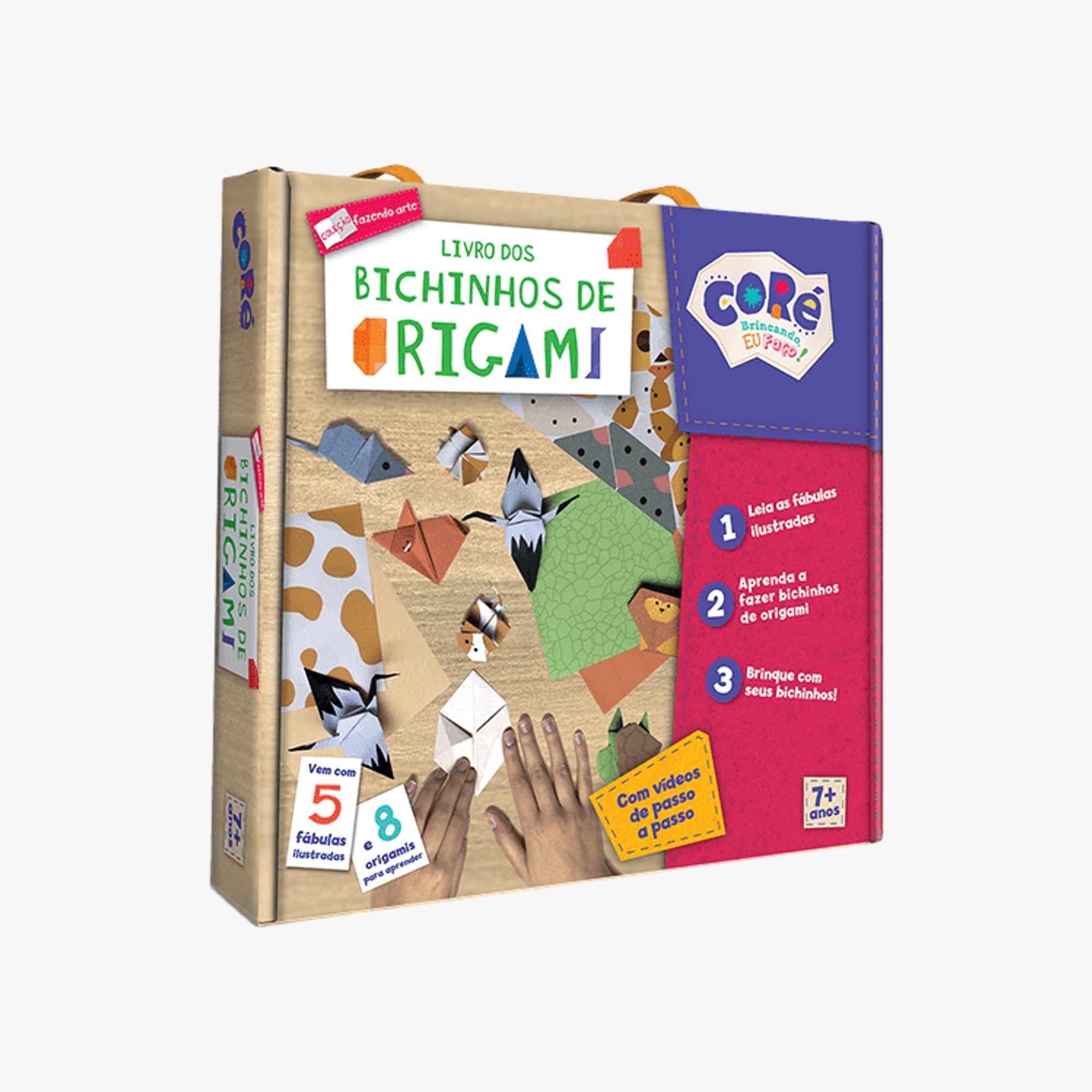 Brinquedo Fazendo Arte Bichinhos de Origami