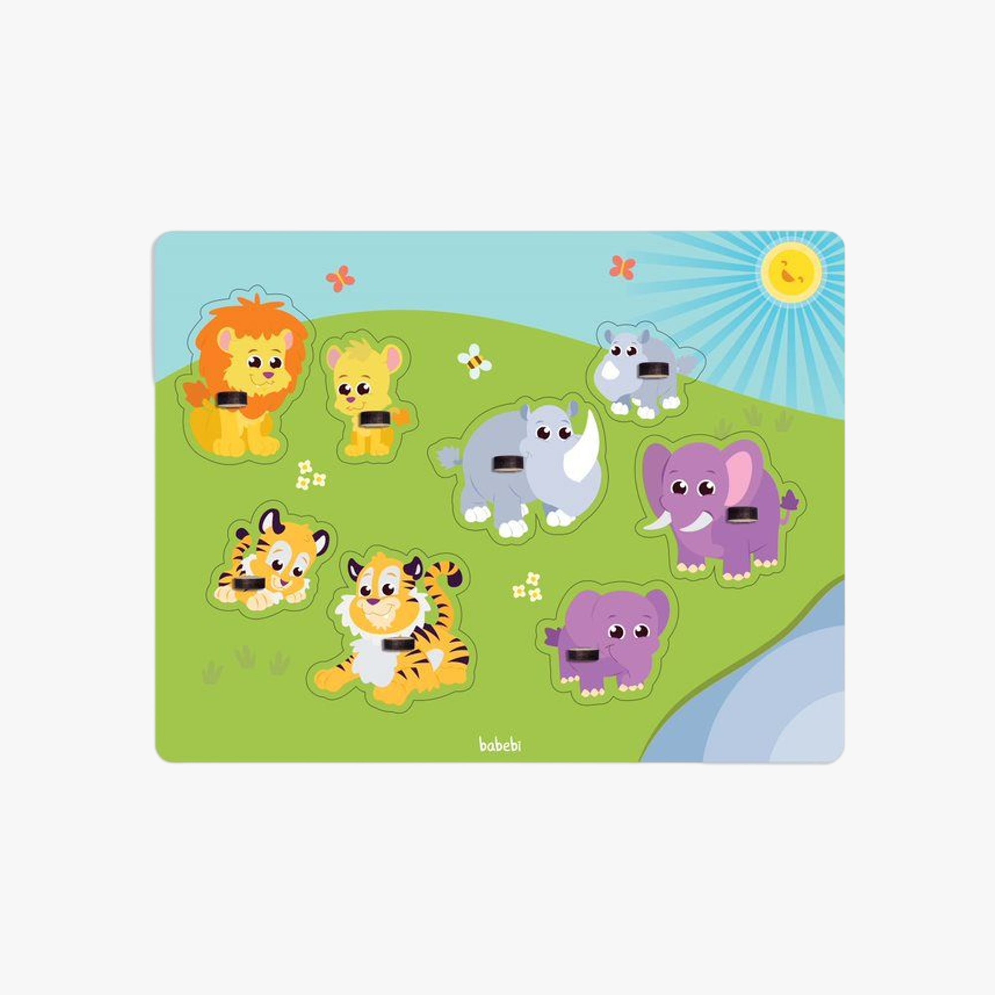 Meu Primeiro Quebra-Cabeça Animais e Filhotes