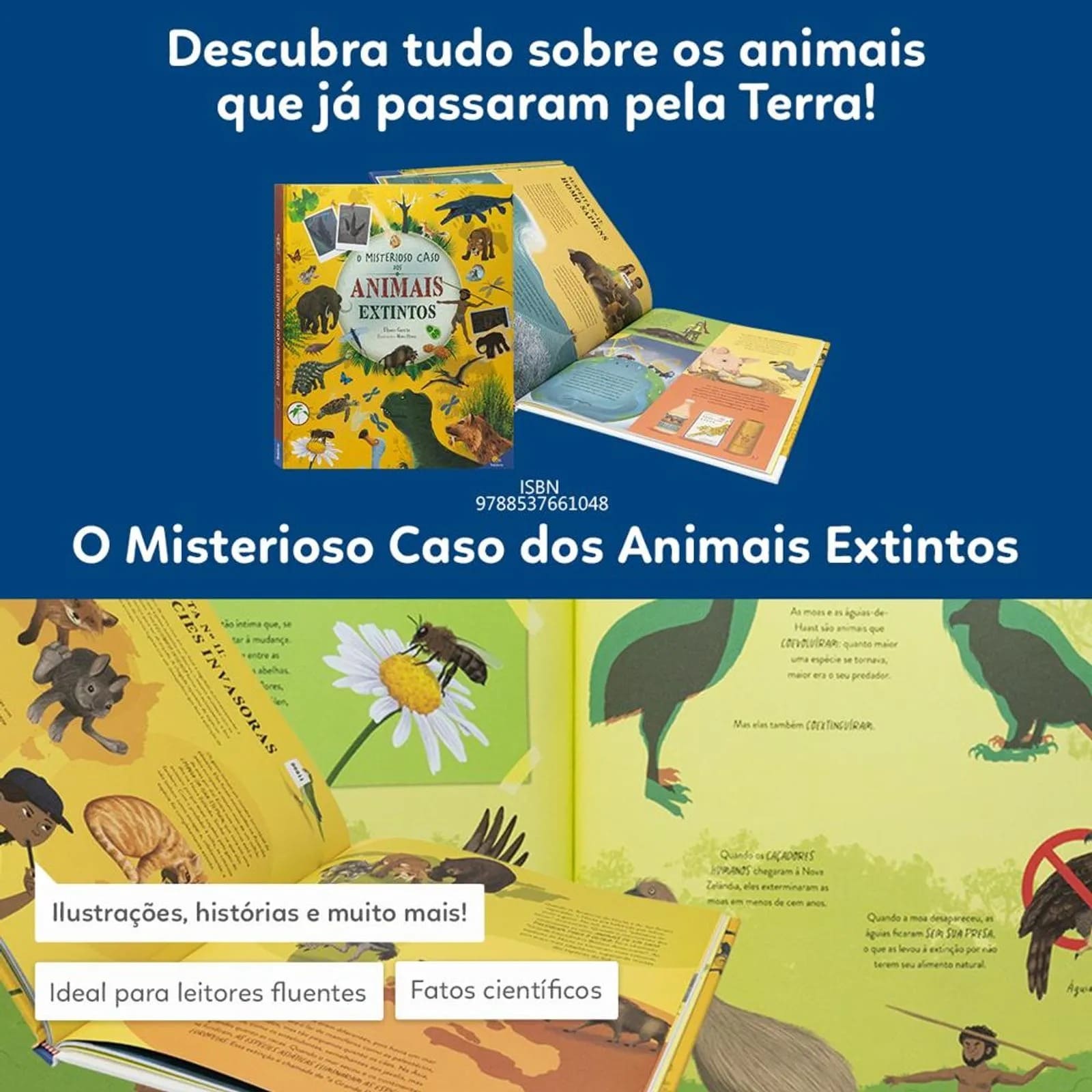 Livro O misterioso caso dos animais extintos