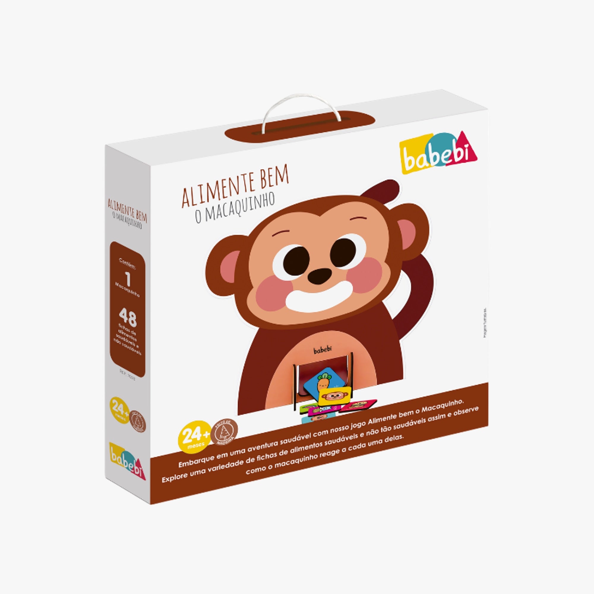 Brinquedo Educativo Alimente Bem o Macaquinho