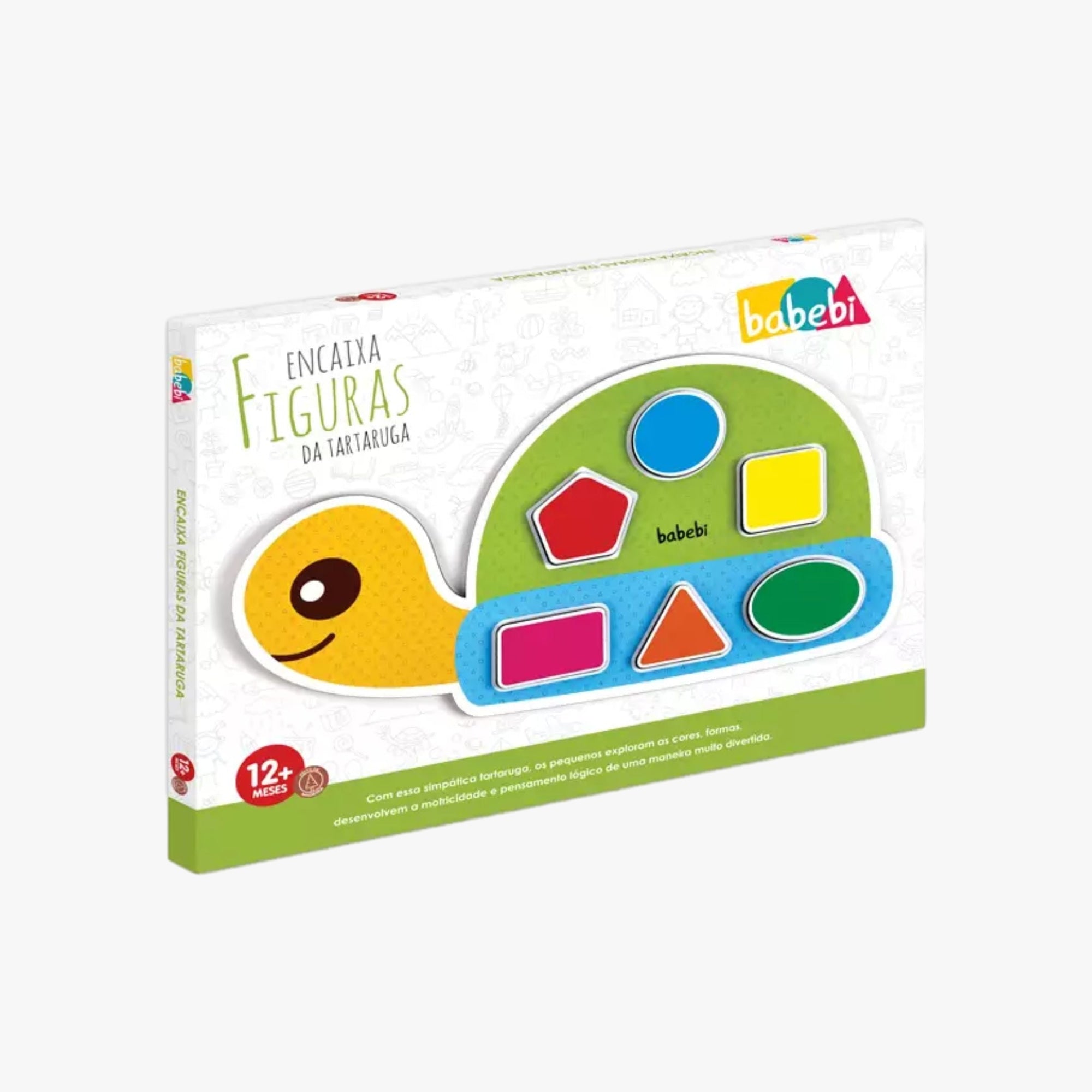 Brinquedo Infantil de Encaixe Tartaruga