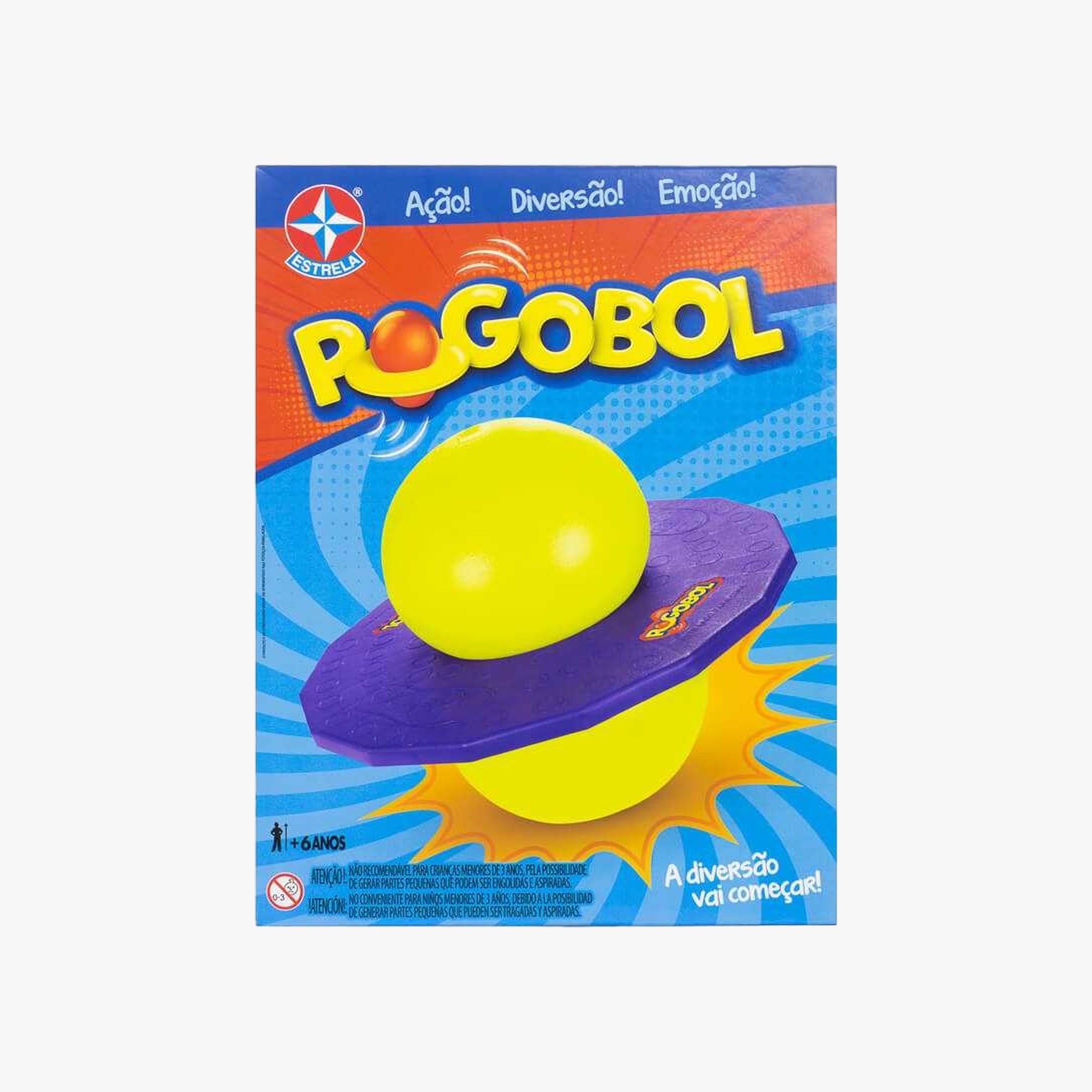Brinquedo Clássico - Pogobol - Roxo e Verde