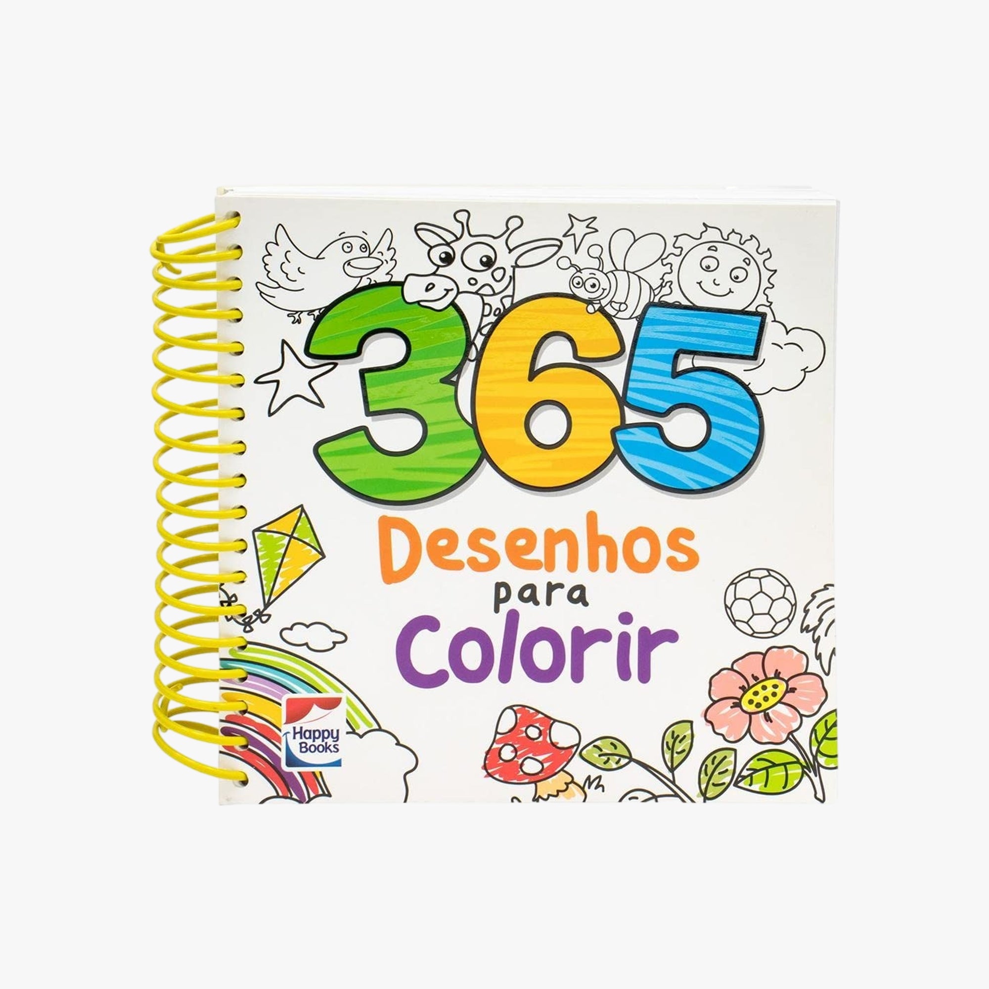 Livro de Pintura 365 Desenhos para Colorir