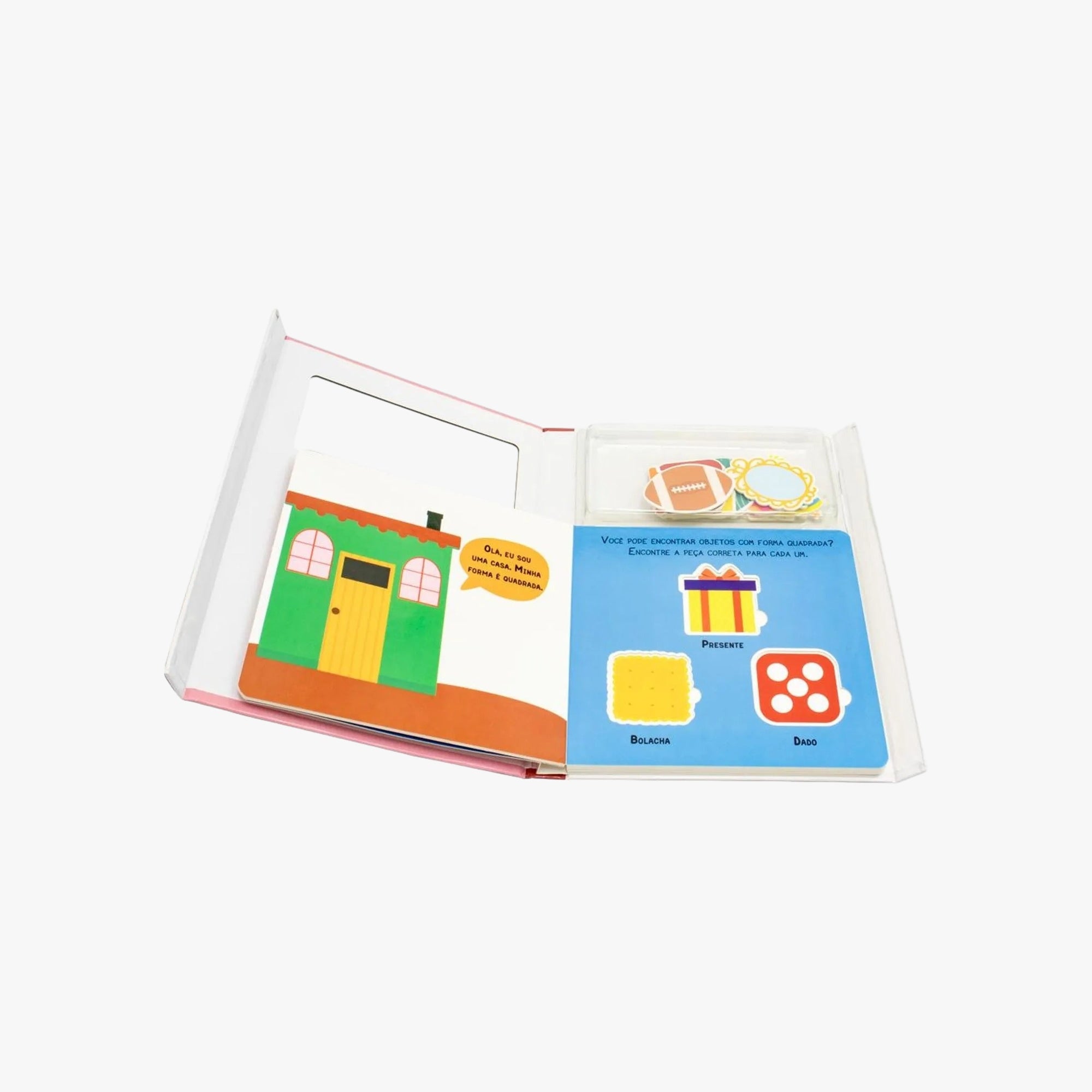 Livro Infantil Encaixe e Aprenda Formas