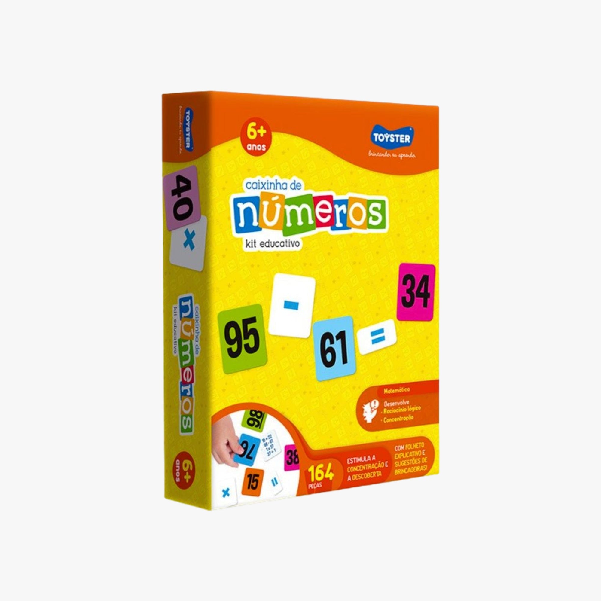 Kit Educativo Infantil Caixinha de Números Toyster