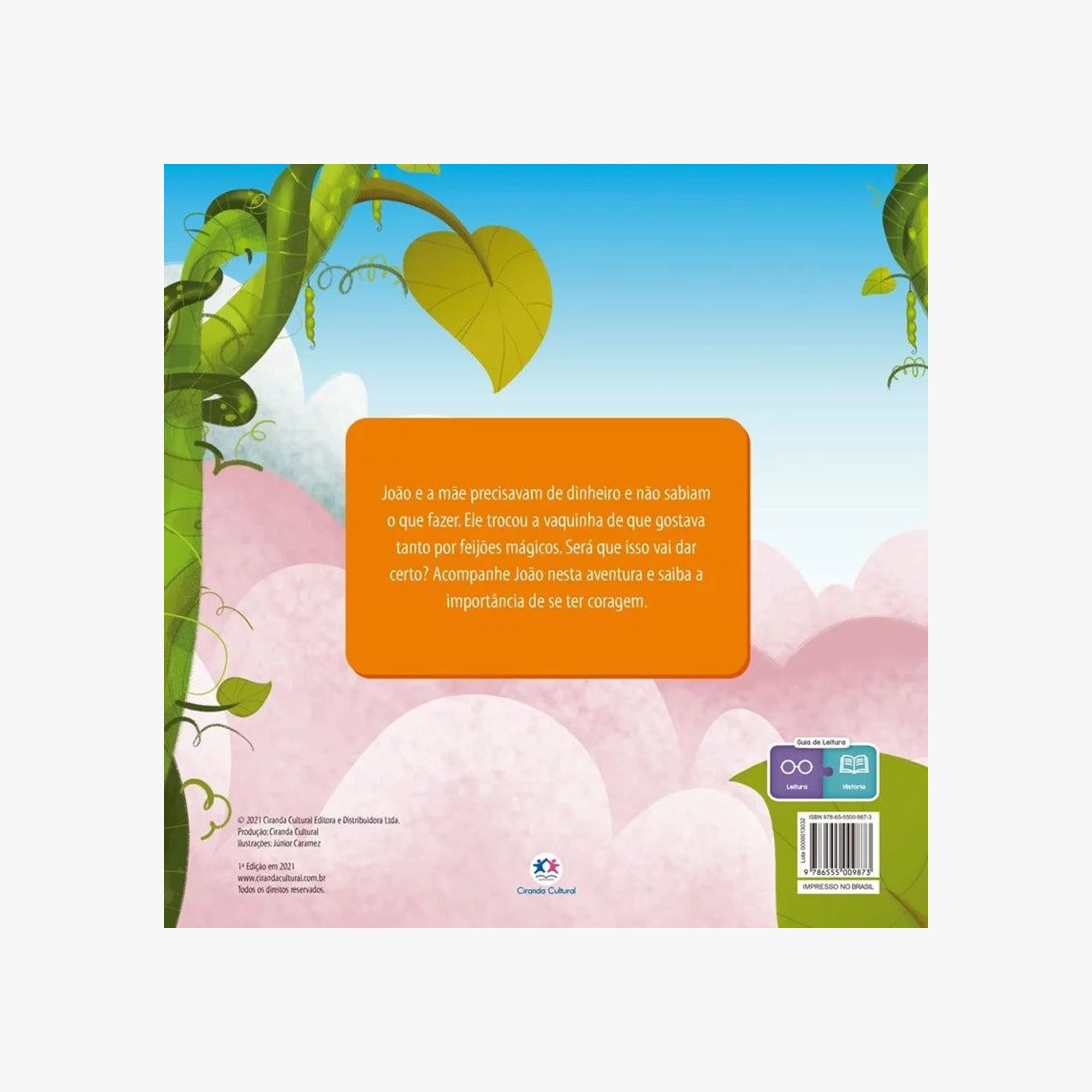 Livro Infantil João e o Pé de Feijão
