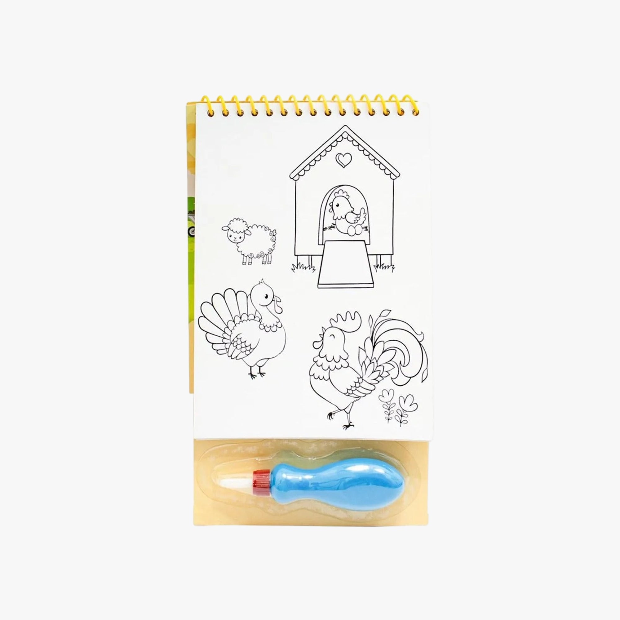 Livro Infantil Aquabook Com Atividade Fazenda