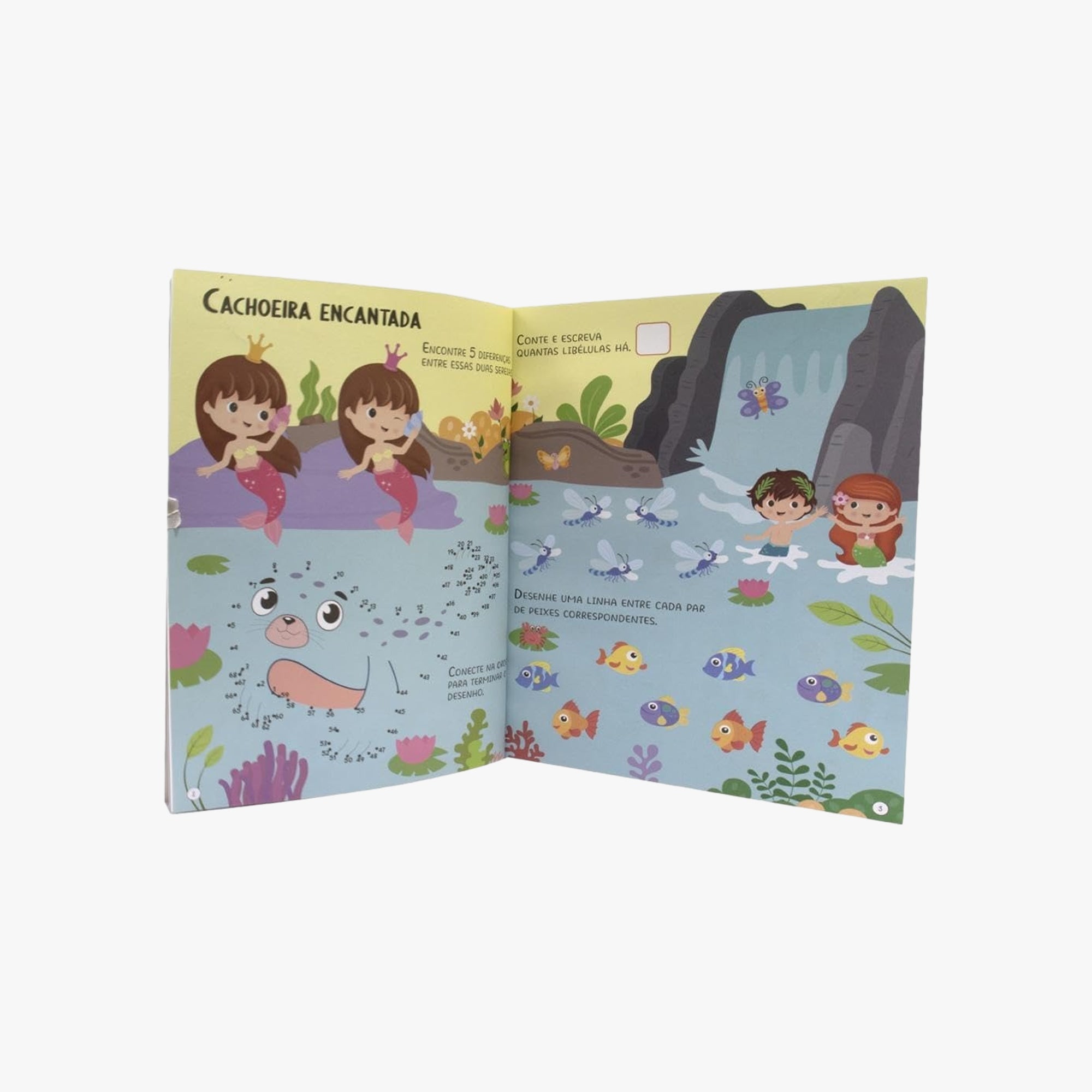 Meu Livro de Adesivos Brilhantes Sereias