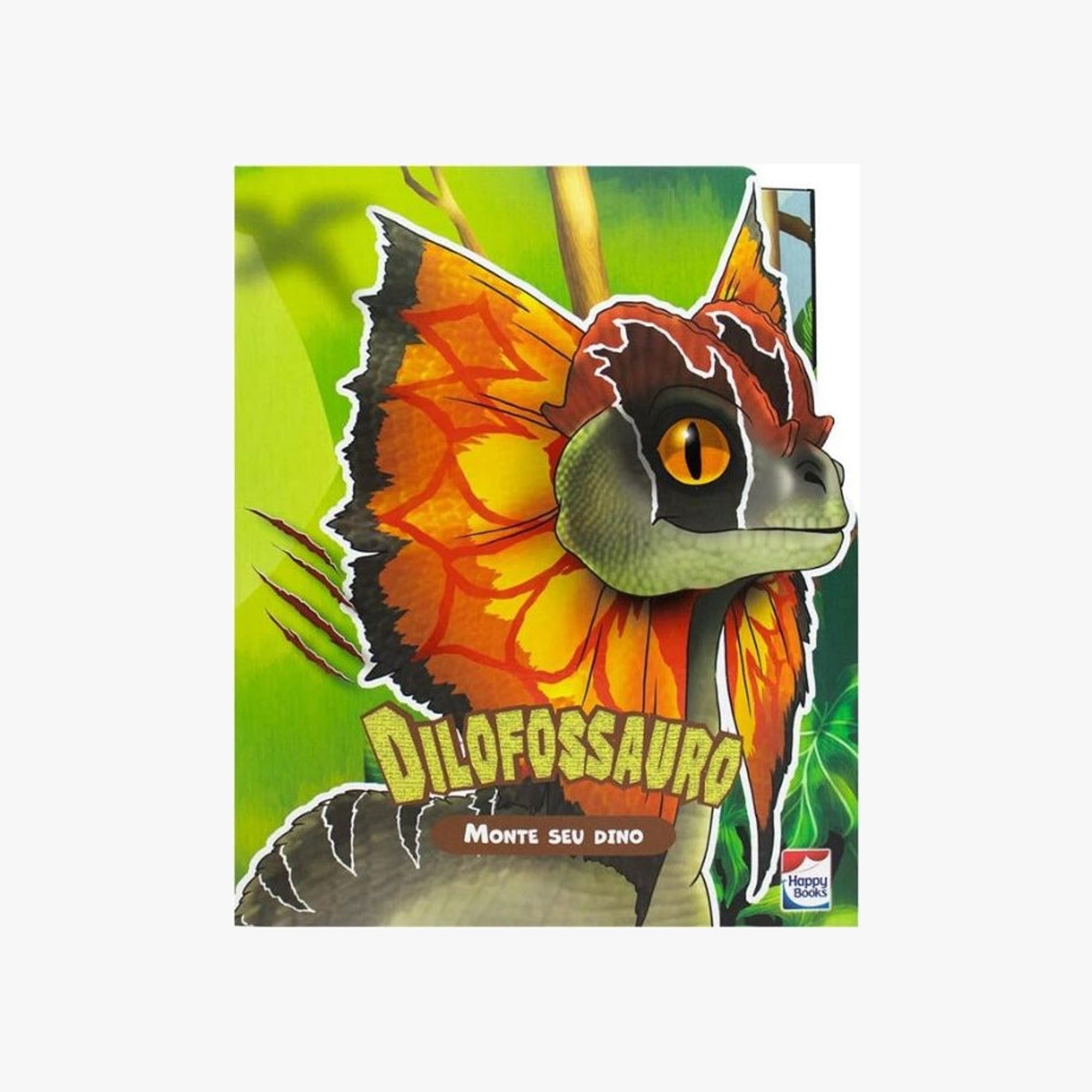 Livro Monte Seu Dino Dilofossauro