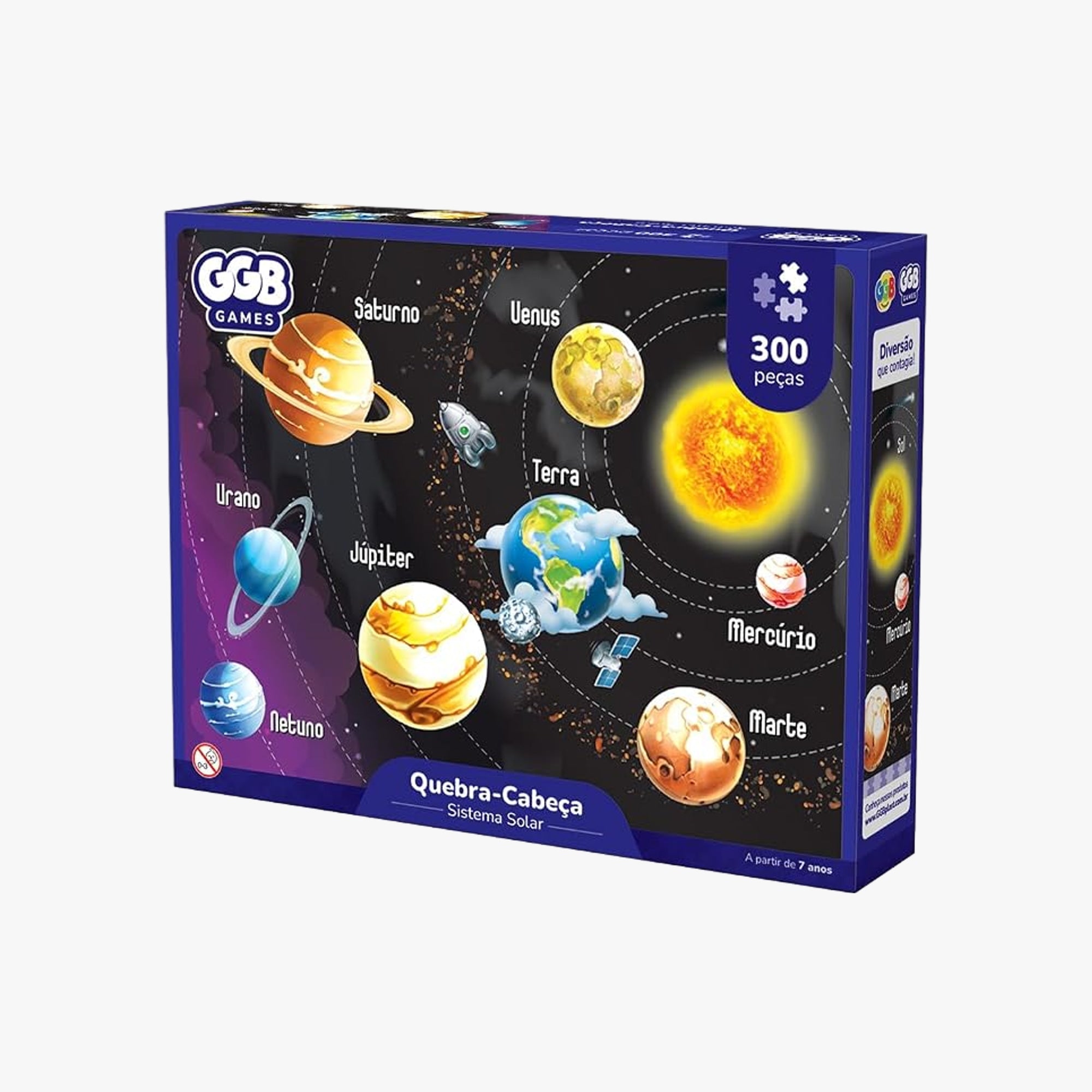 Quebra-cabeça do sistema solar 300 peças