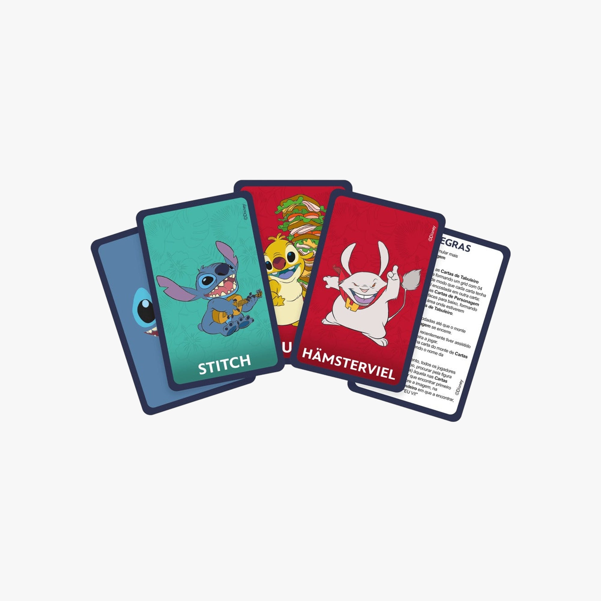 Jogo Infantil de Cartas Eu Vi! Stitch