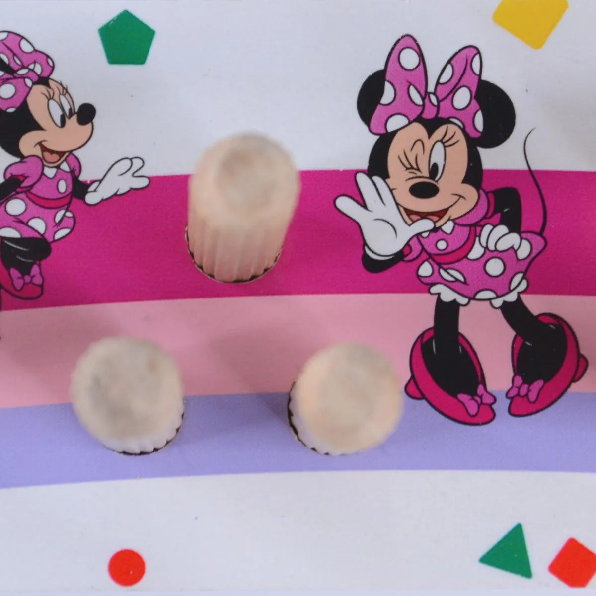 Brinquedo Encaixe Divertido Minnie 5 Colunas