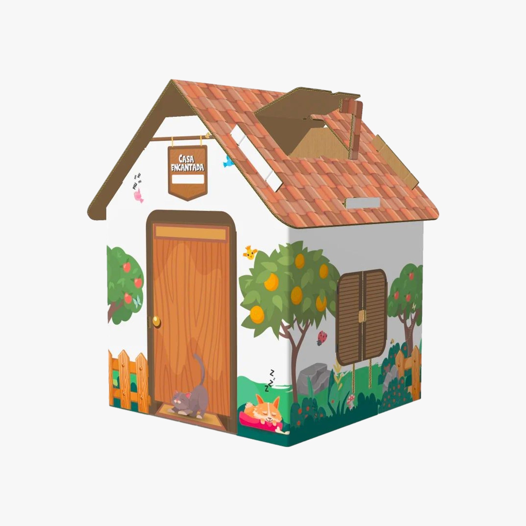 Casa Encantada de Papelão