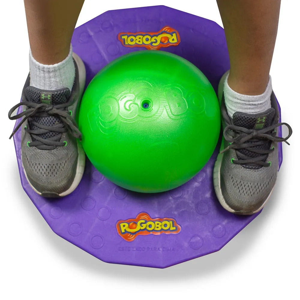 Brinquedo Clássico - Pogobol - Roxo e Verde