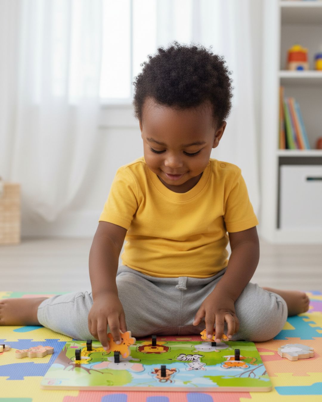 Quebra-Cabeça Infantil 7 Peças Safari