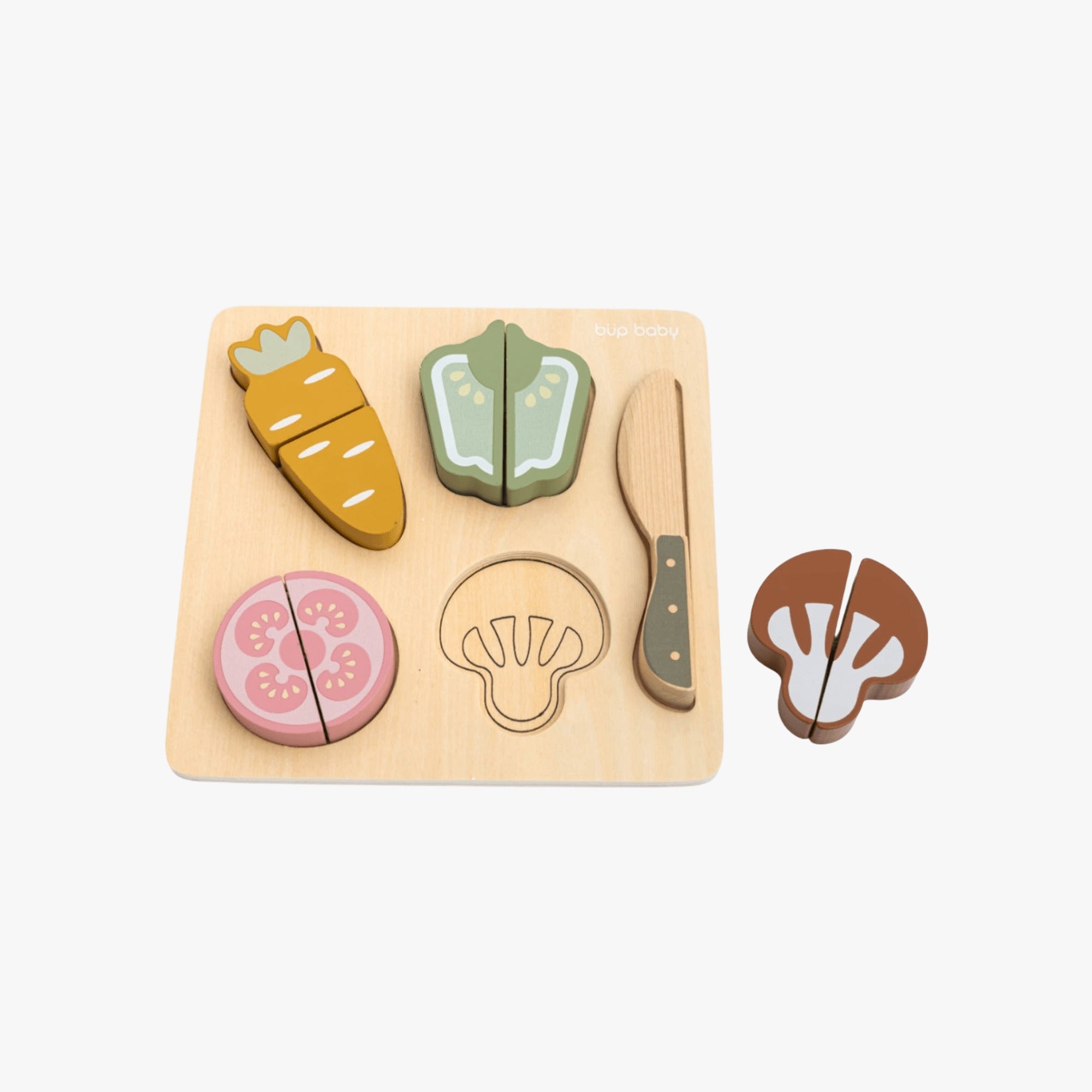 Brinquedo Kit Vegetais Velcro com Corte
