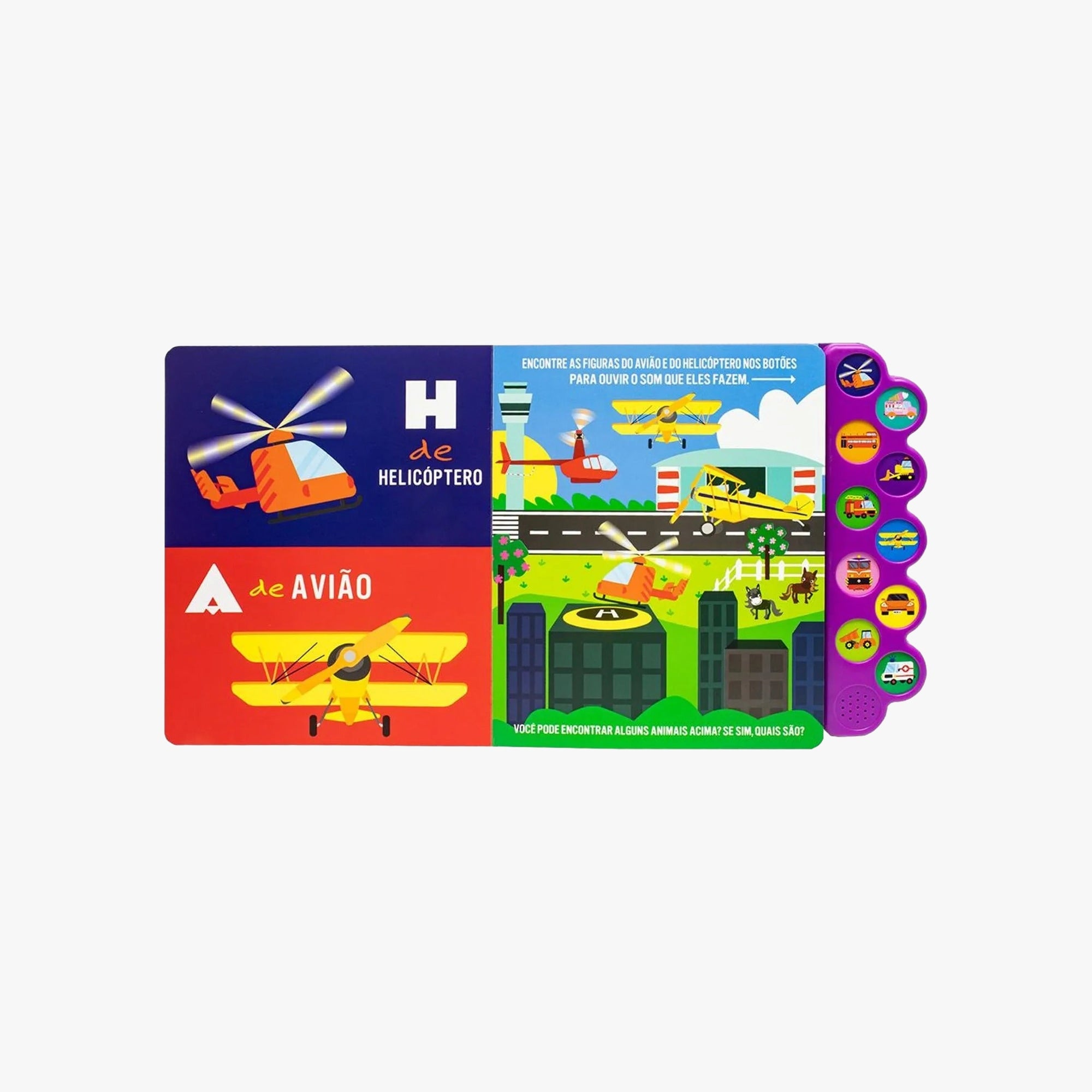 Livro Mundo Sonoro: Transportes Super Divertidos