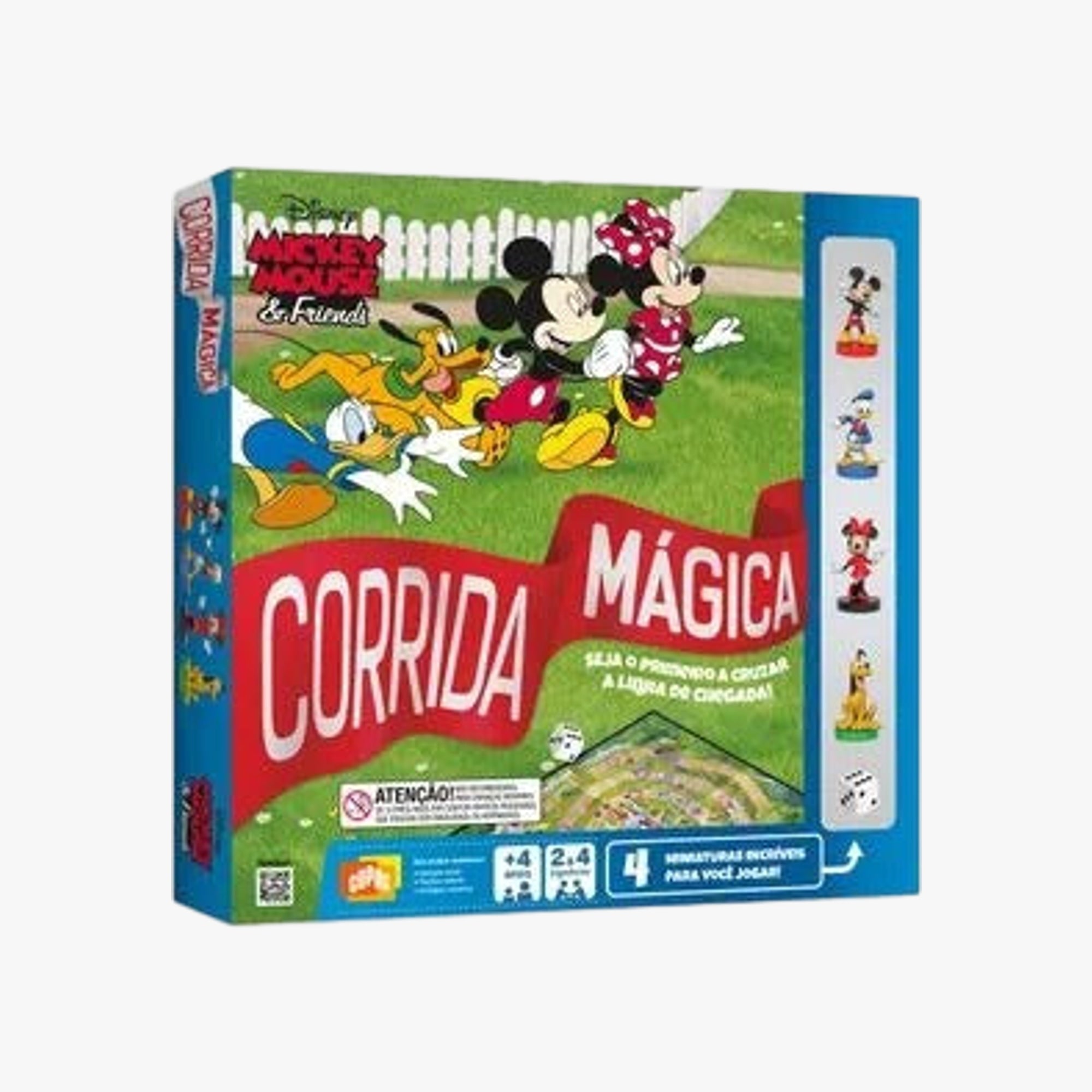 Jogo de Tabuleiro - Corrida Mágica com Mickey e Seus Amigos