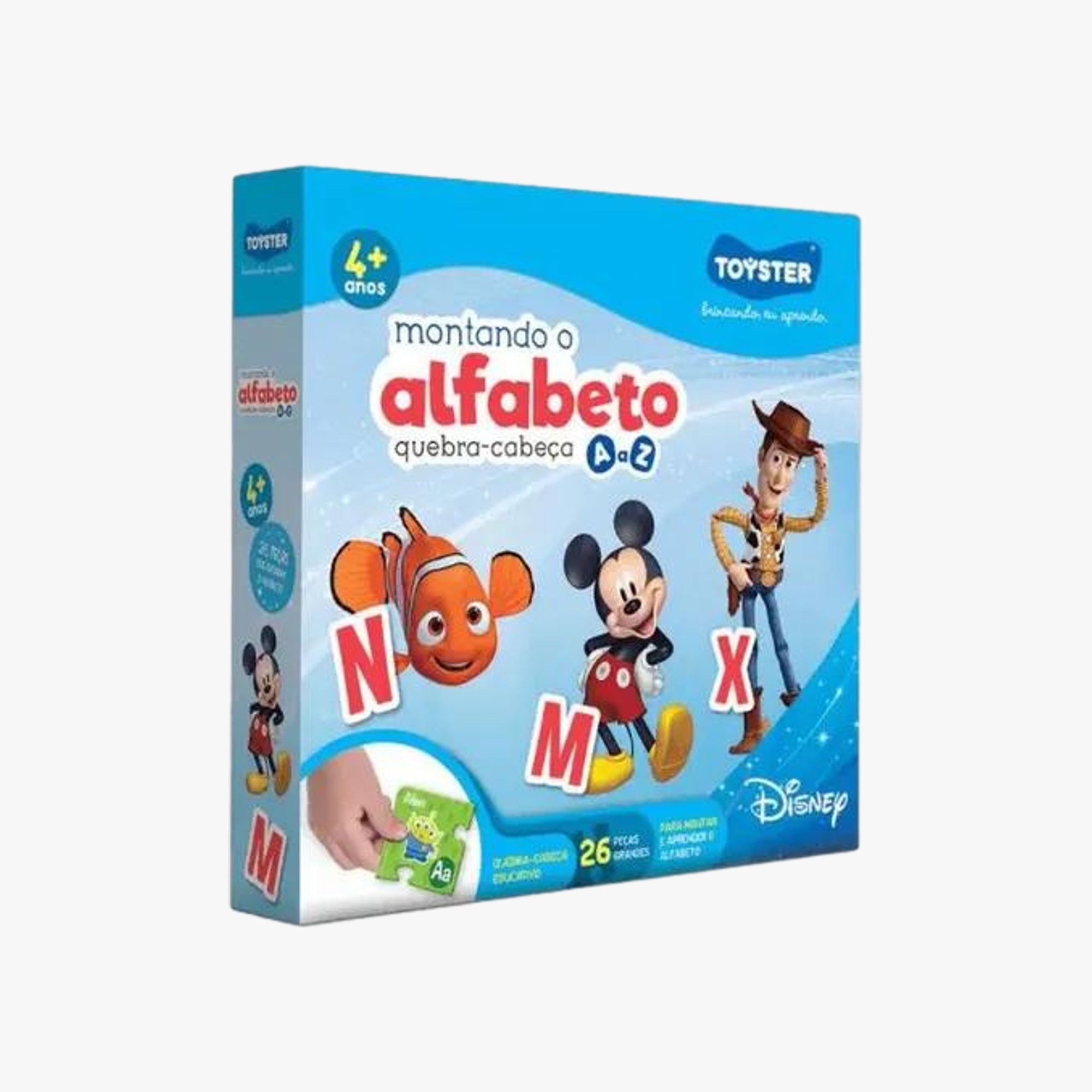 Quebra-Cabeça Montando o Alfabeto Disney