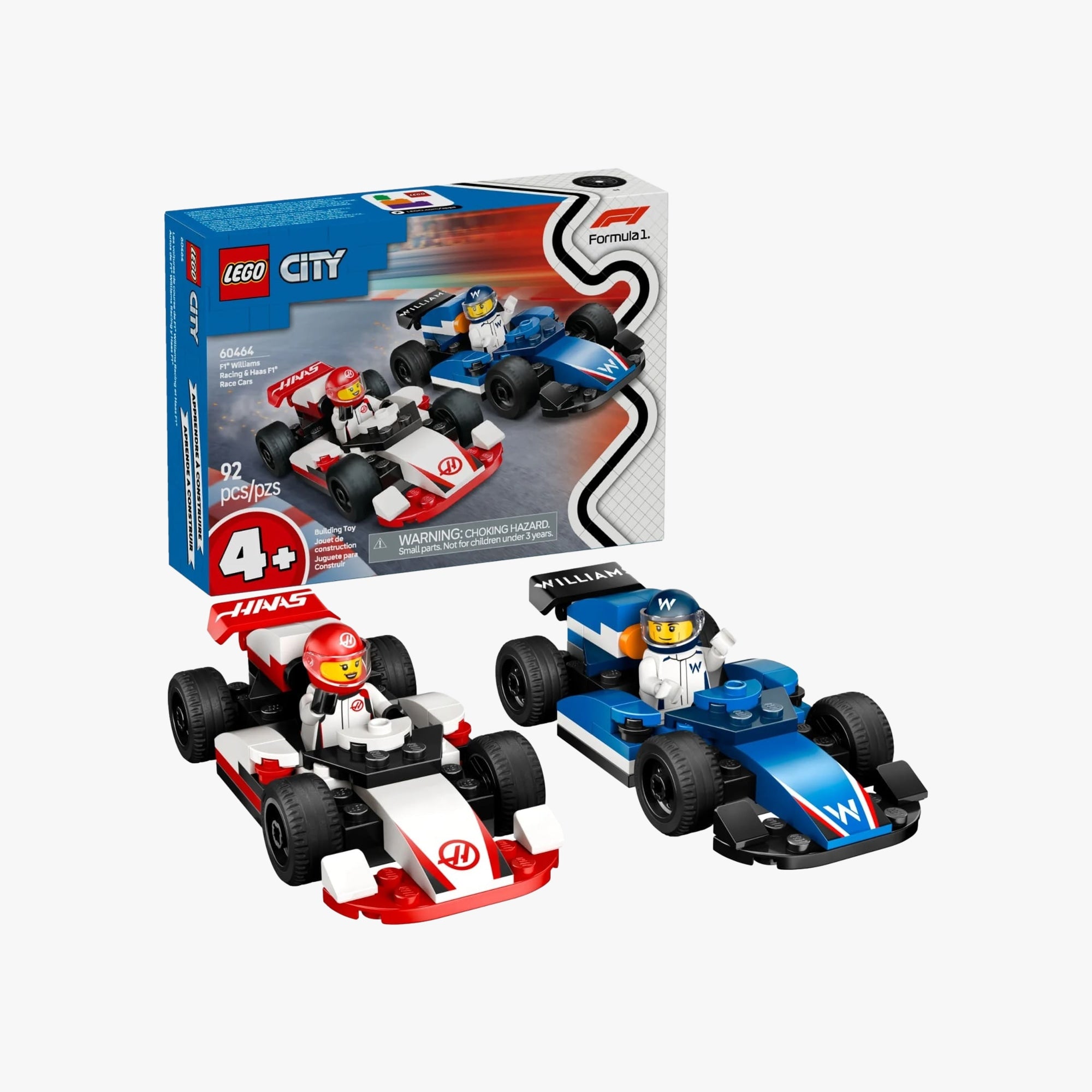 Lego Carros da Williams Racing e Haas F1