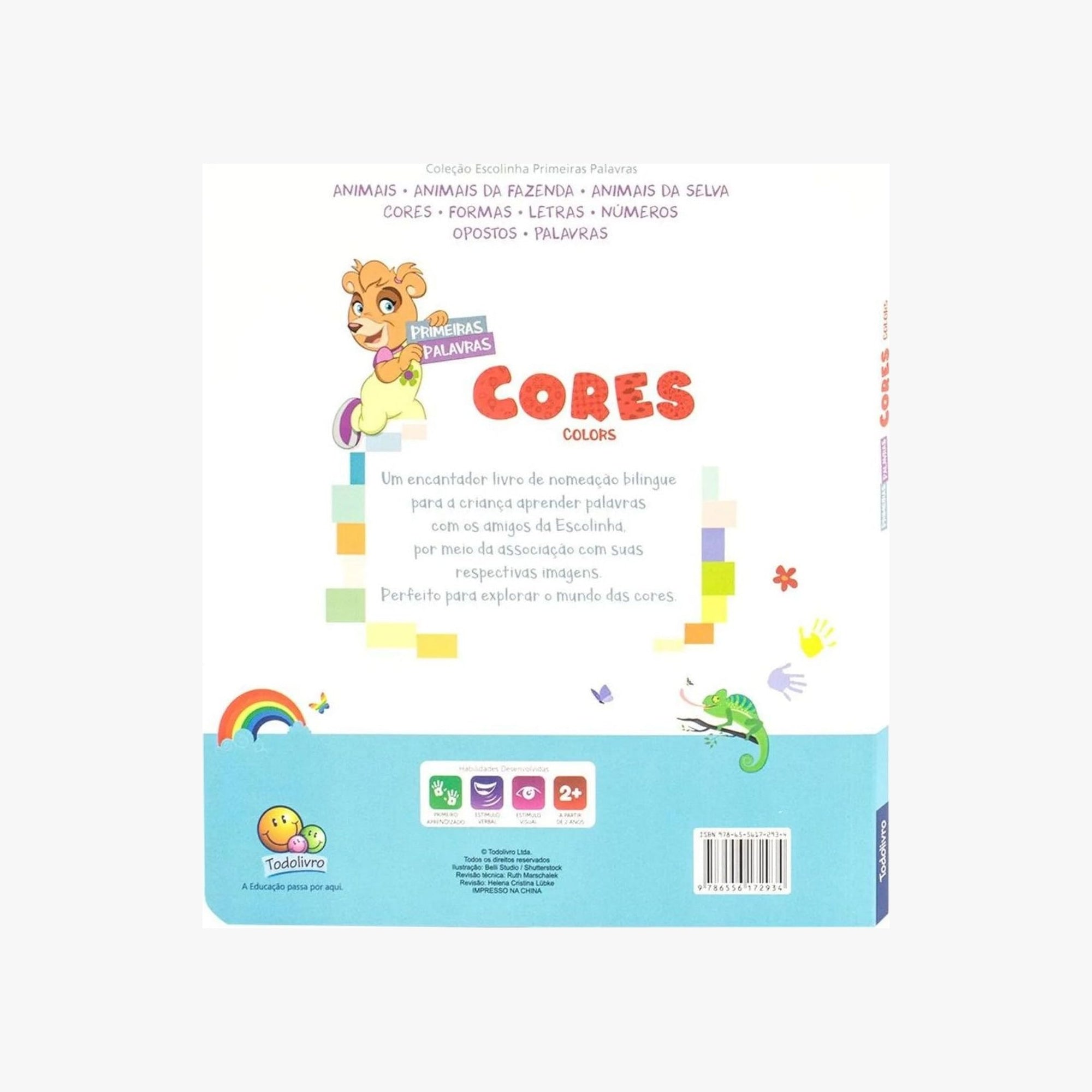 Livro Escolinha Primeiras Palavras: Cores