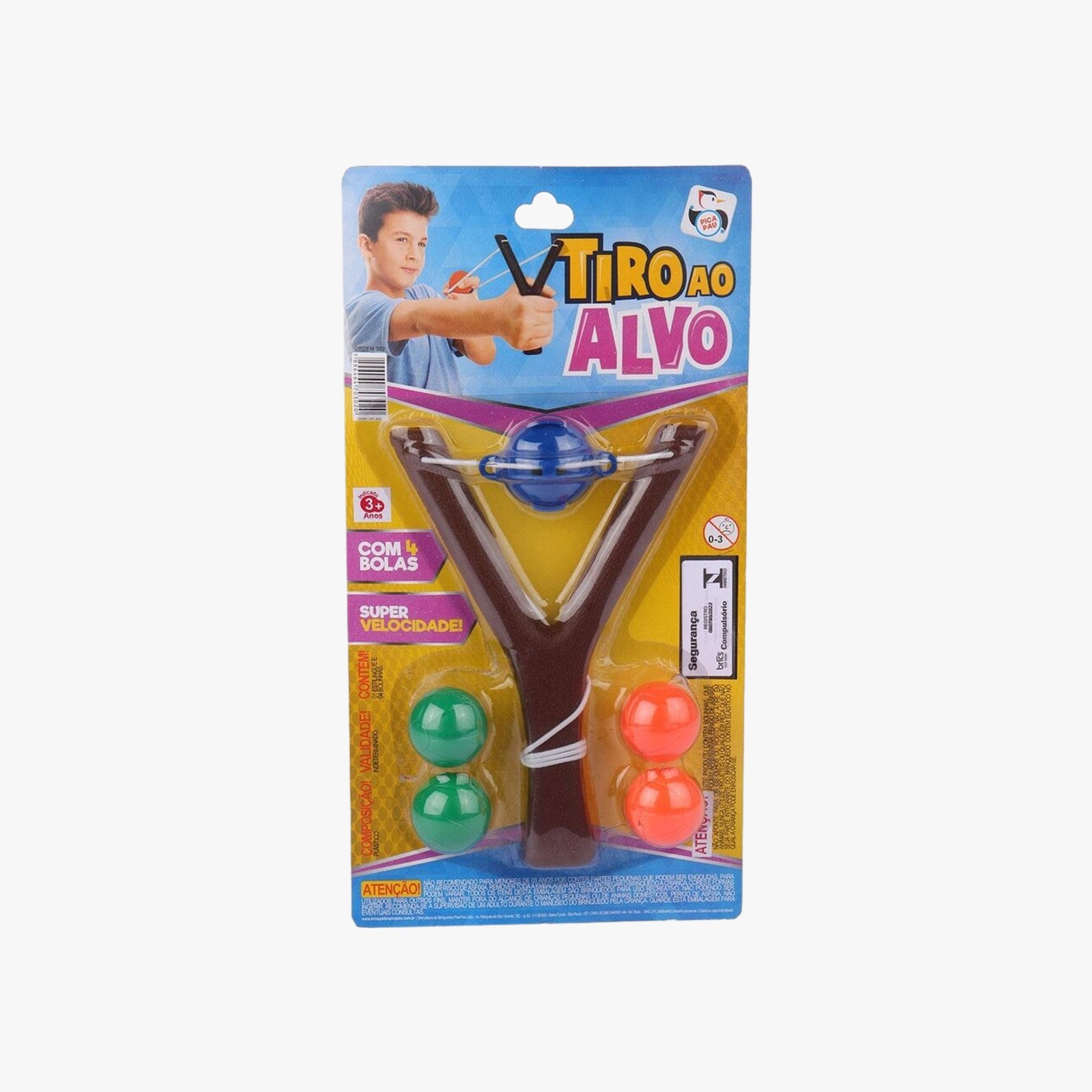Brinquedo Estilingue Tiro ao Alvo