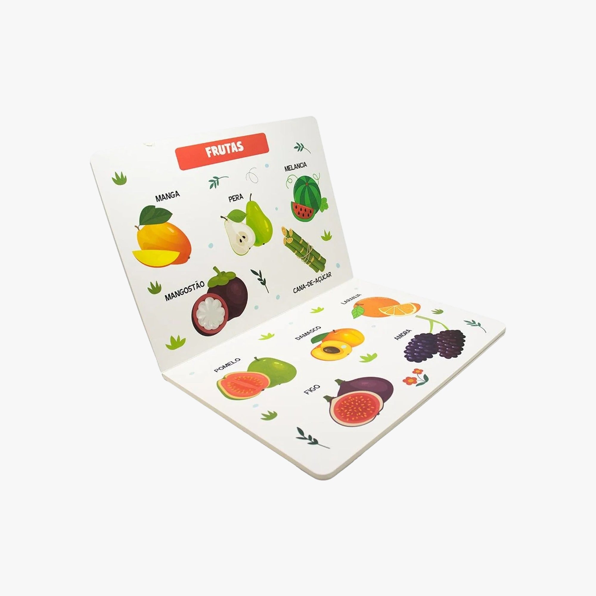 Livro-pad de Nomeação: Meus Primeiros Vegetais e Frutas
