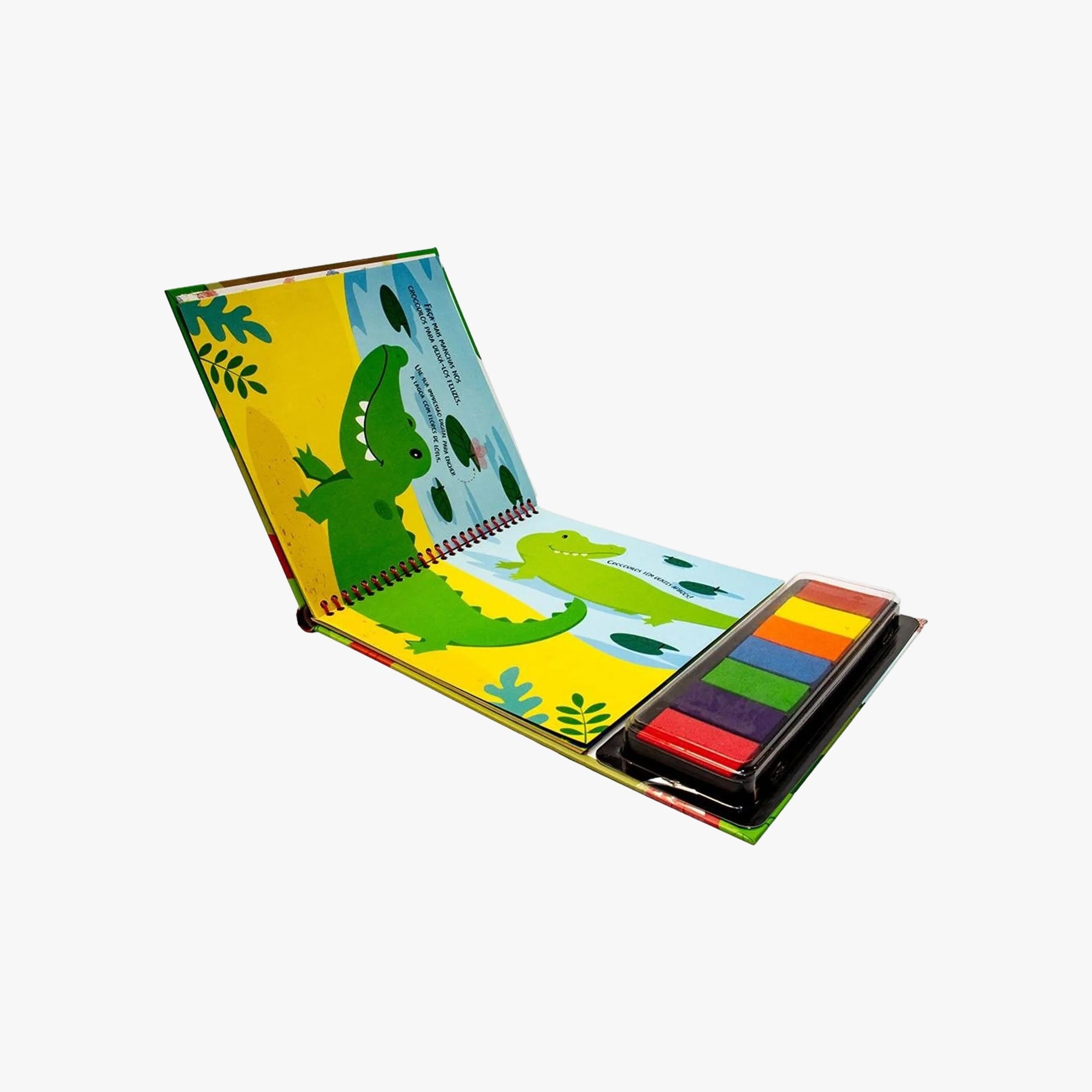 Livro de Pintura Com os Dedinhos Floresta